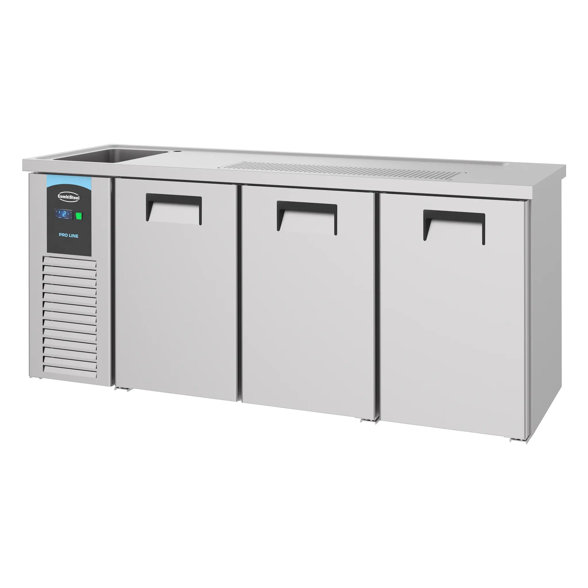 Refroidisseur de bière 3 portes groupe à gauche