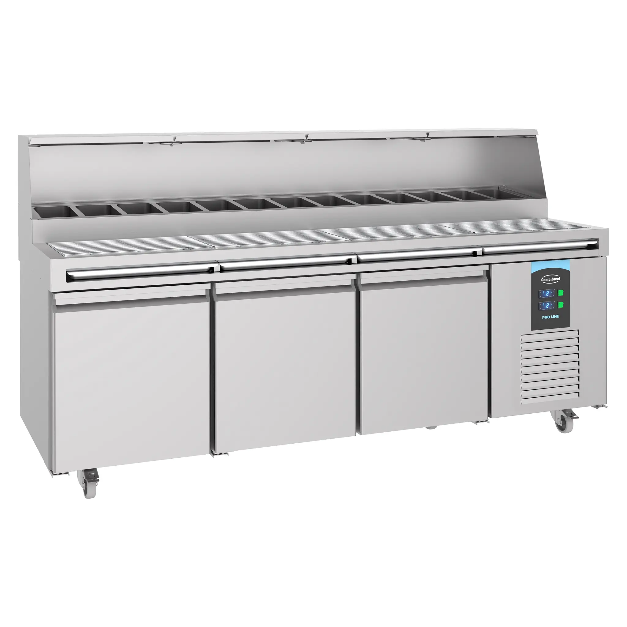 Table à pizzas 3 portes 13x GN 1/3 - 720 L