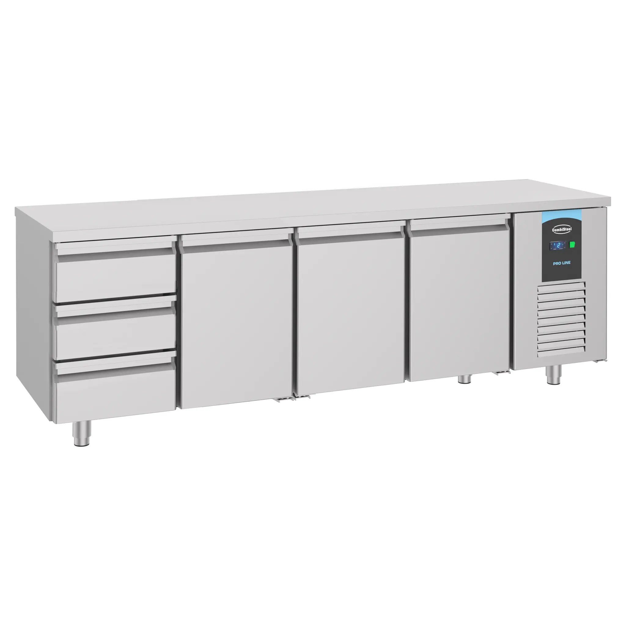 Table réfrigérée GN 1/1 3 portes 3 tiroirs - 632 L - Energy Line