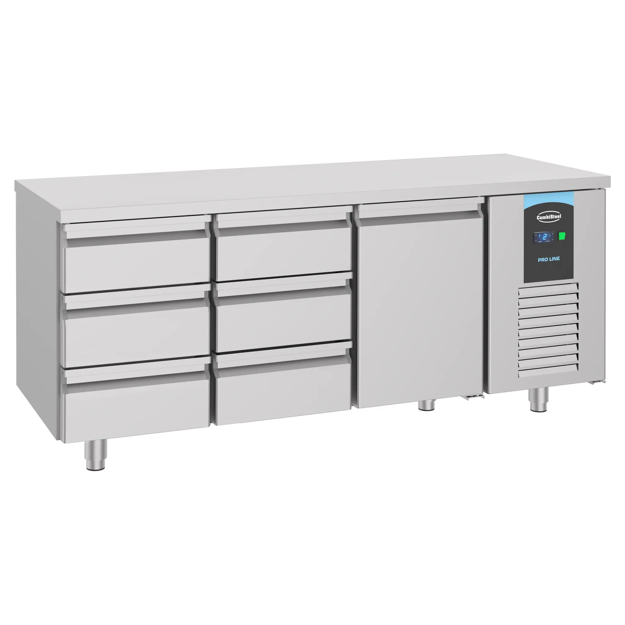 Table réfrigérée GN 1/1 1 porte 6 tiroirs - 474 L - Energy Line