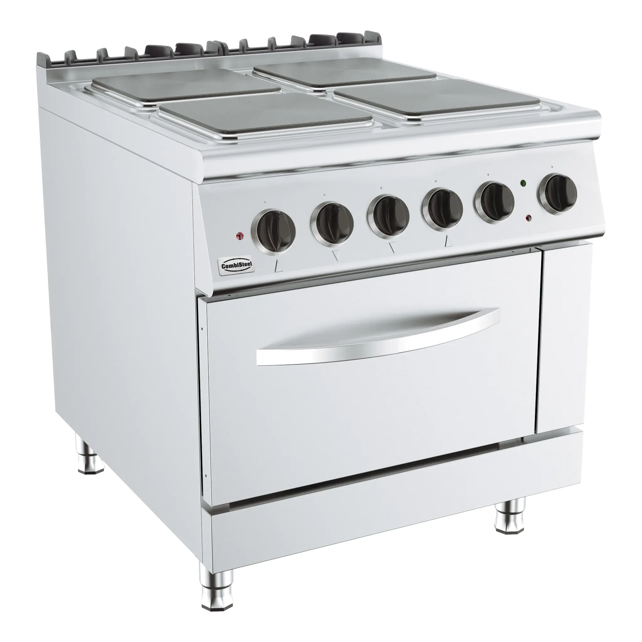 Fourneau électrique 4 plaques avec four électrique - 18.0 kW