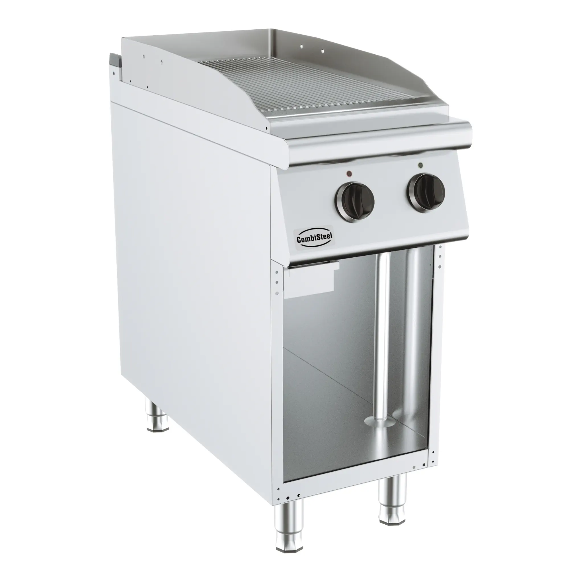 Plaque grill électrique rainurées - 6.0 kW