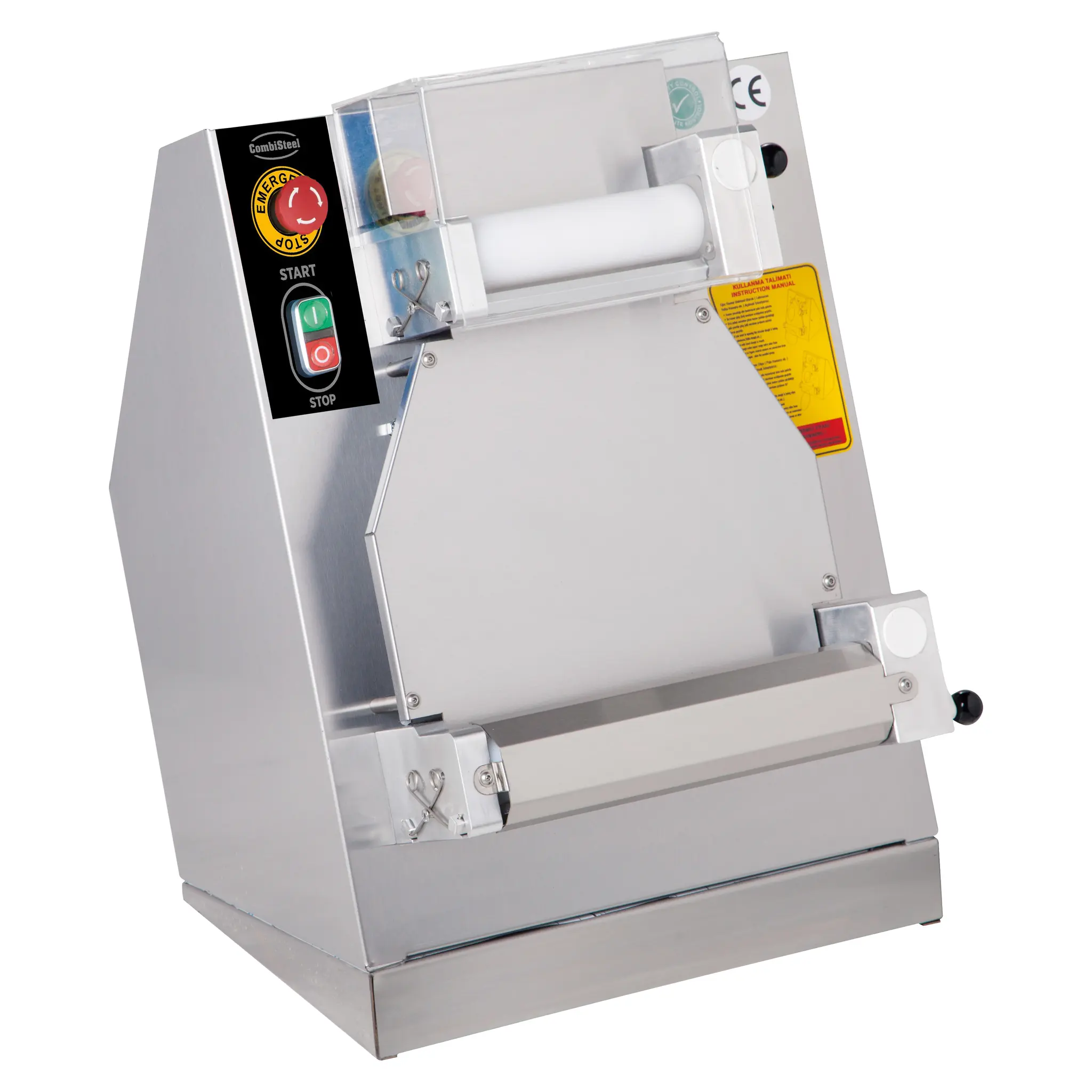 Laminoir à pâte 30cm droit - tout inox