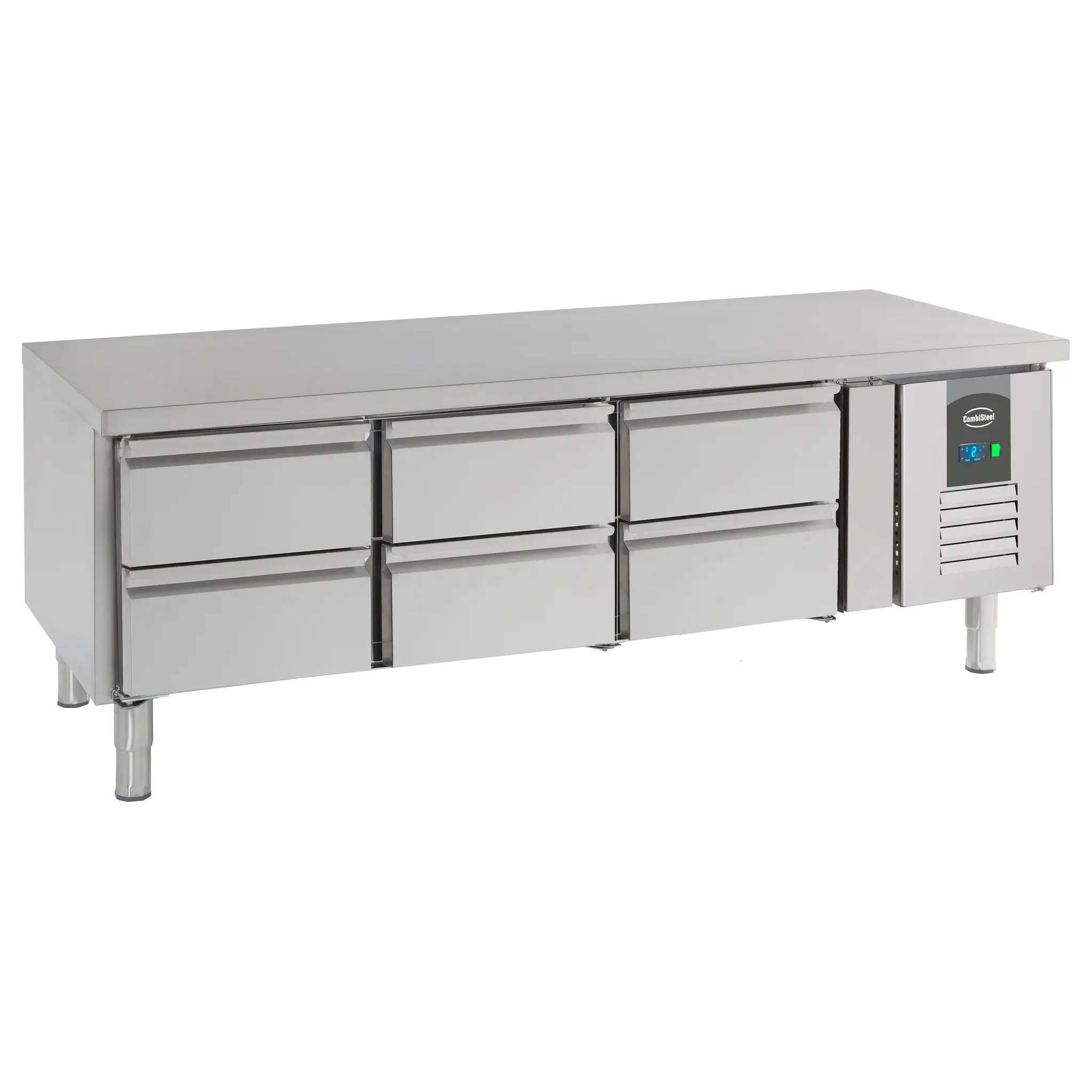 Soubassement réfrigérée hauteur 650mm 6 tiroirs - 302 L