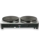 Crêpière gaz Ø40cm double gamme confort - régulation thermostatique et allumage à train d'étincelles