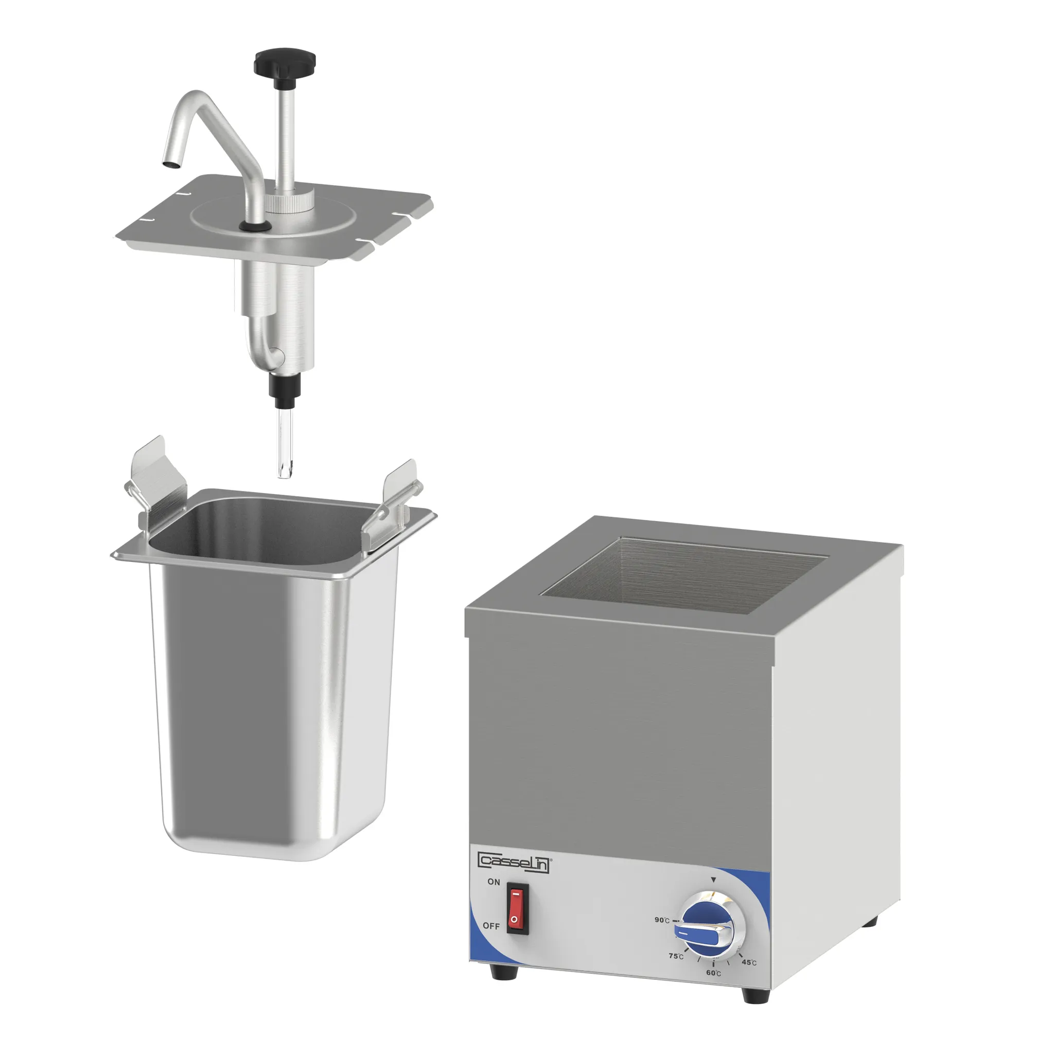 Pompe à sauce chauffante