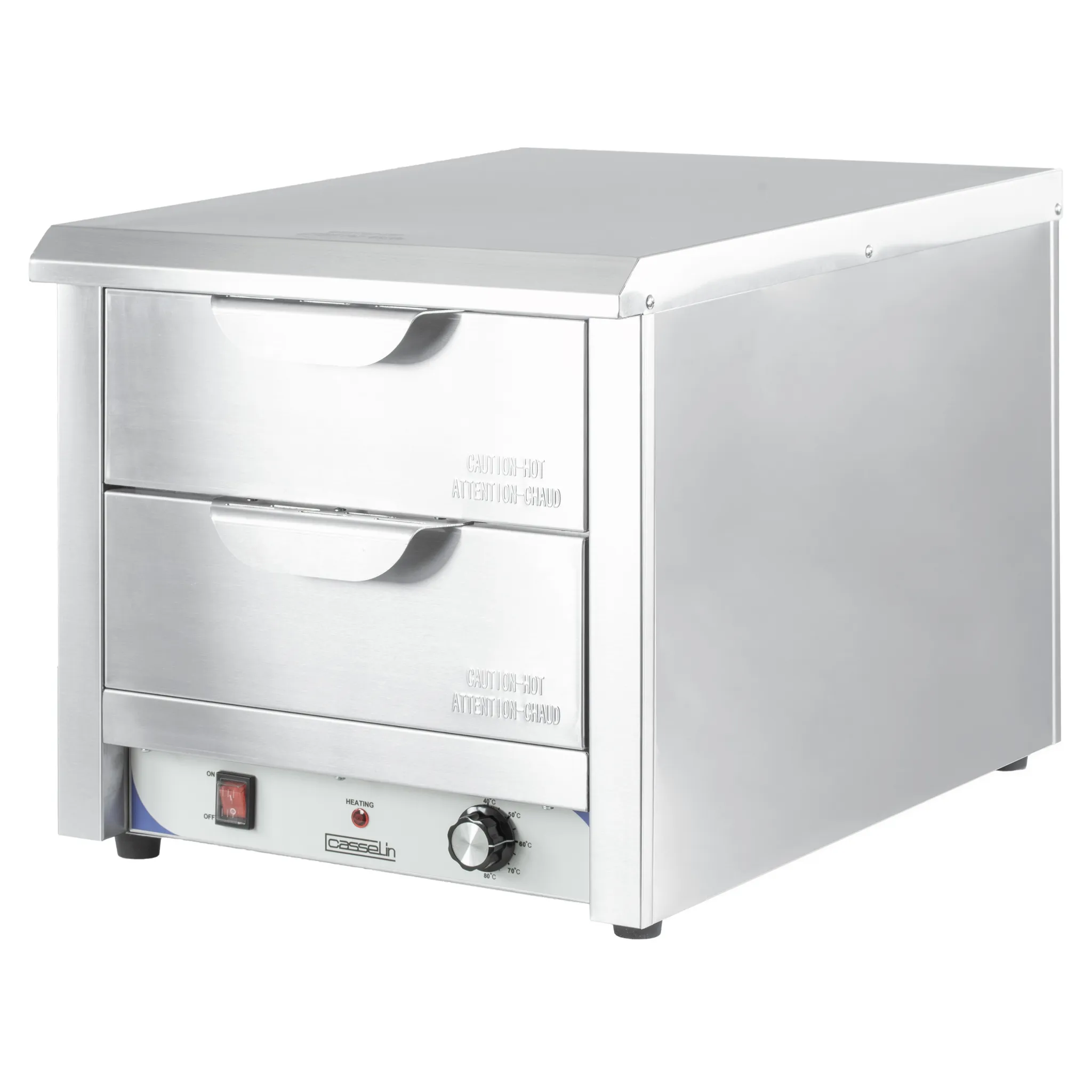 Tiroir chauffant double