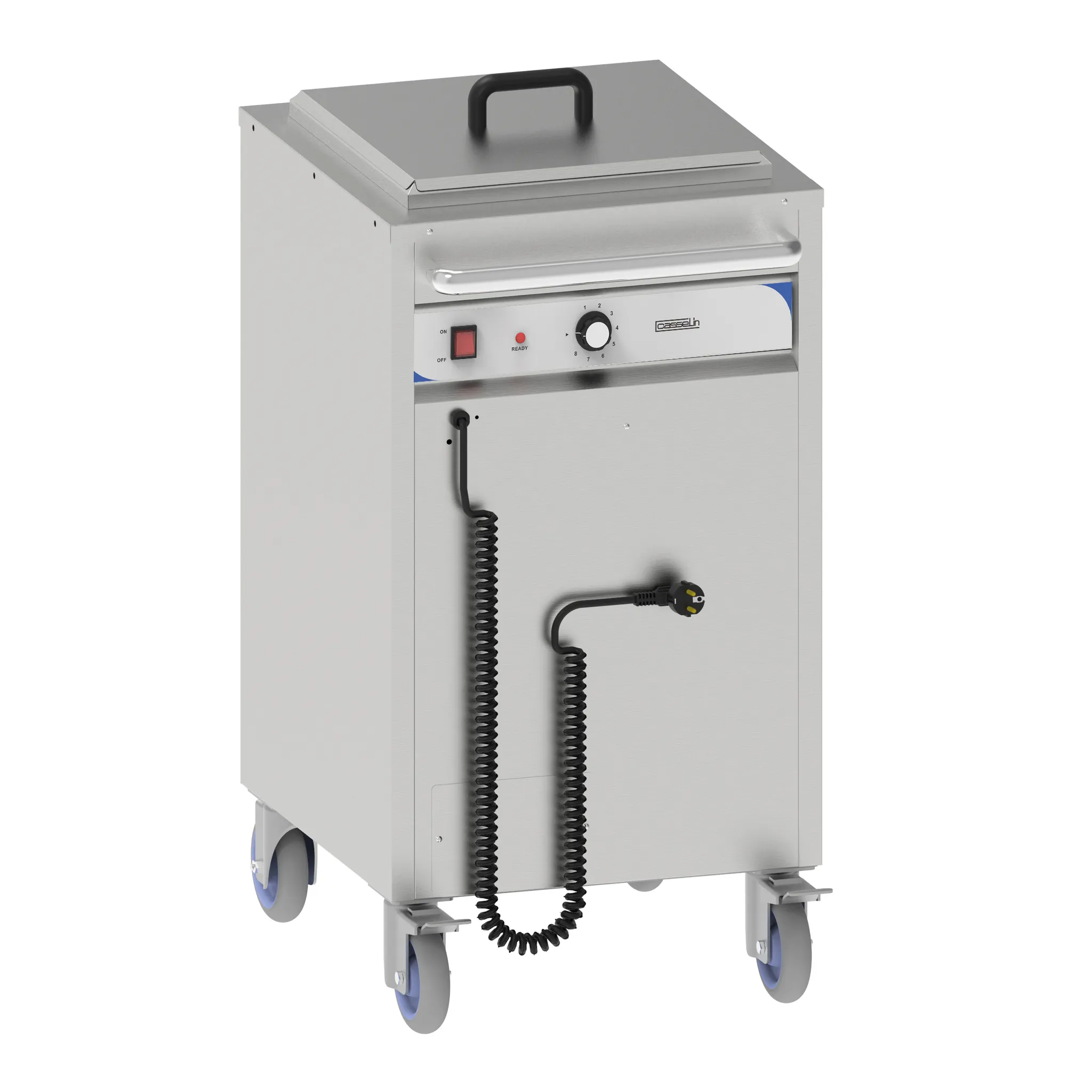 Chariot chauffe-assiettes niveau constant