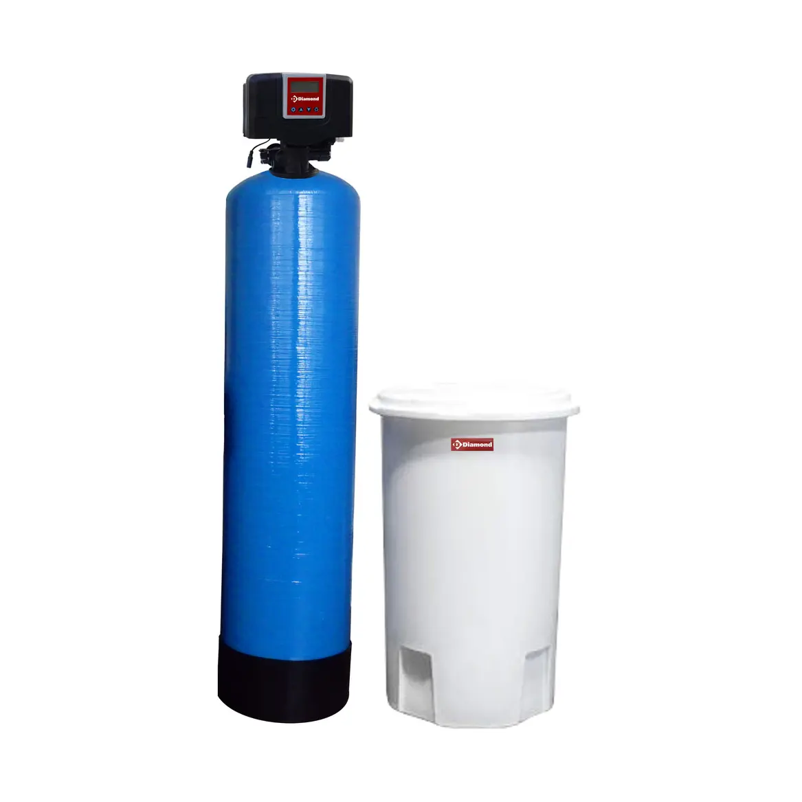 Adoucisseur d'eau chrono-volumétrique, 60 Lit, avec bonbonne externe