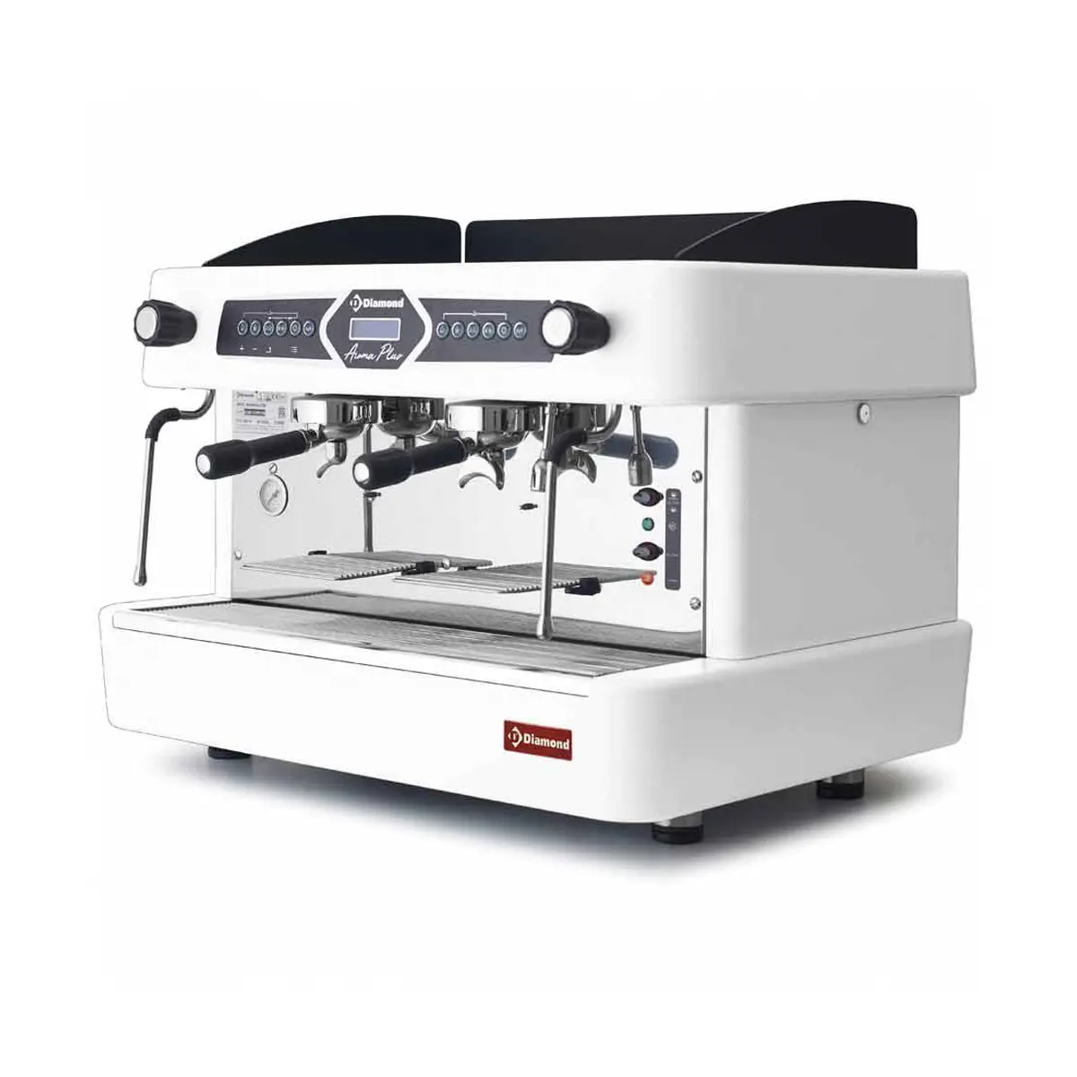 Machine à café 2 groupes, automatique (avec display) - BLANC