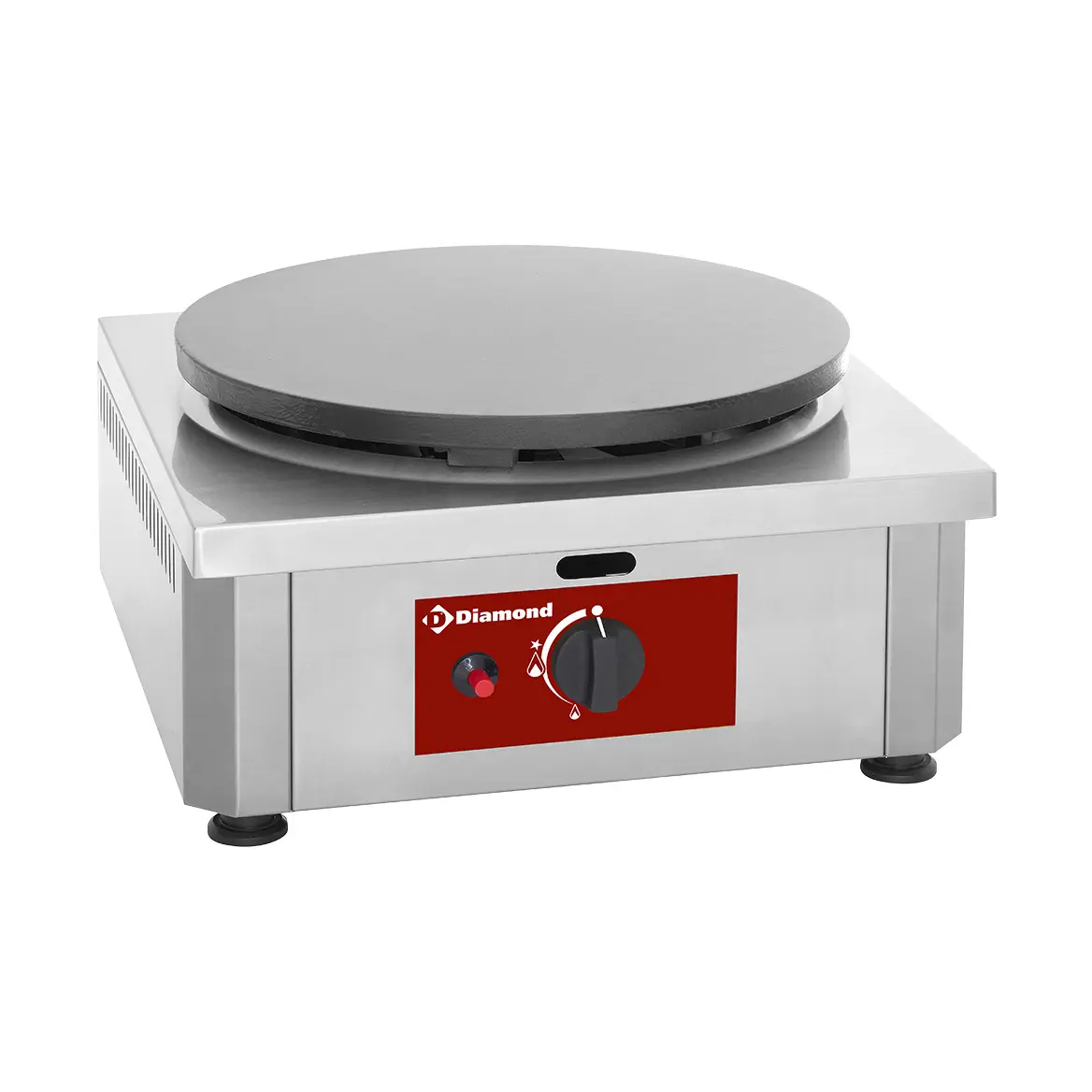 Crêpière haut rendement, gaz, Ø 400 mm "émaillée"