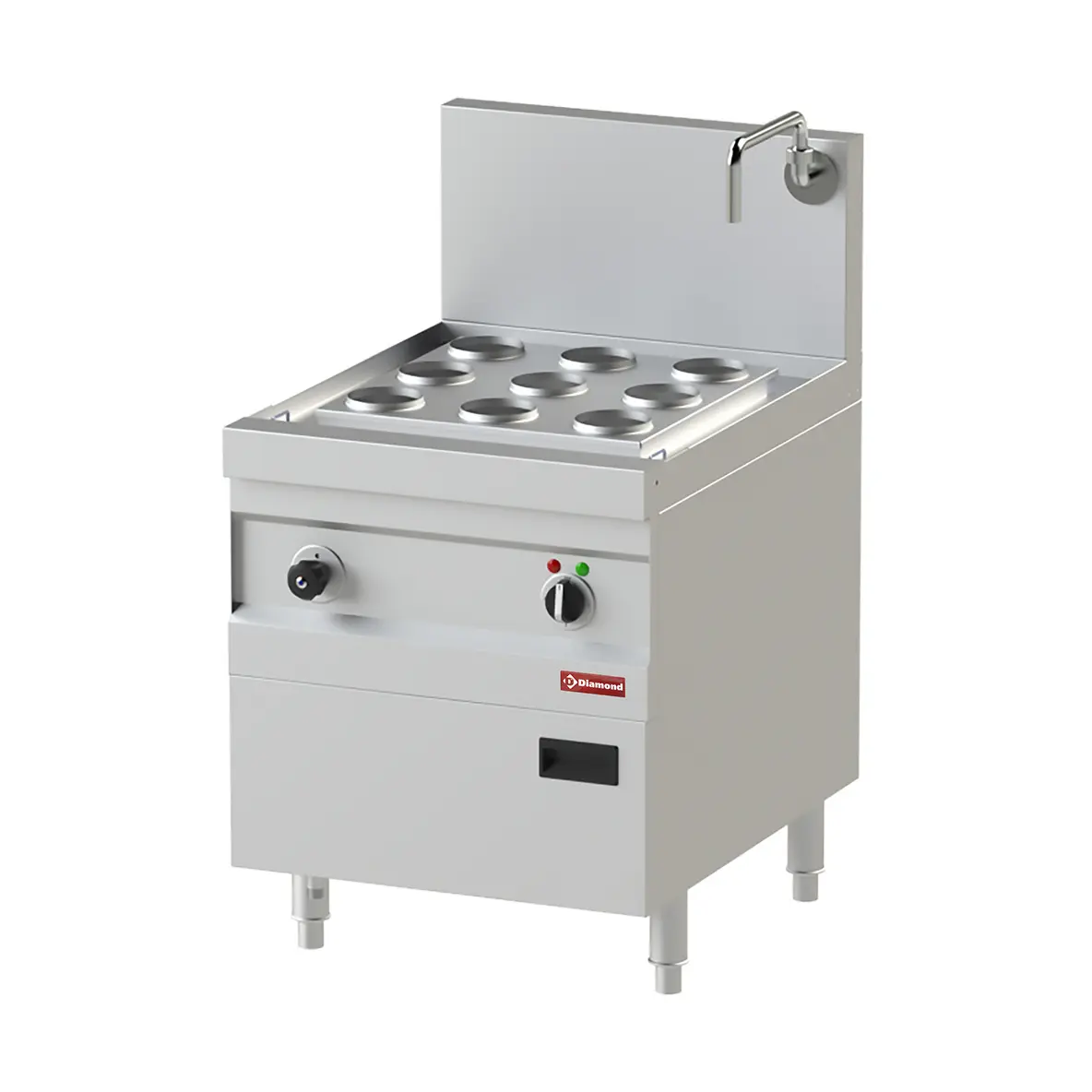 Cuiseur vapeur électrique DIM SUM, 600x750 mm - 12KW