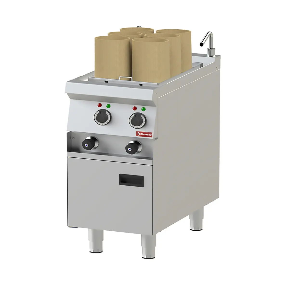 Cuiseur vapeur électrique DIM SUM, 400x750 mm