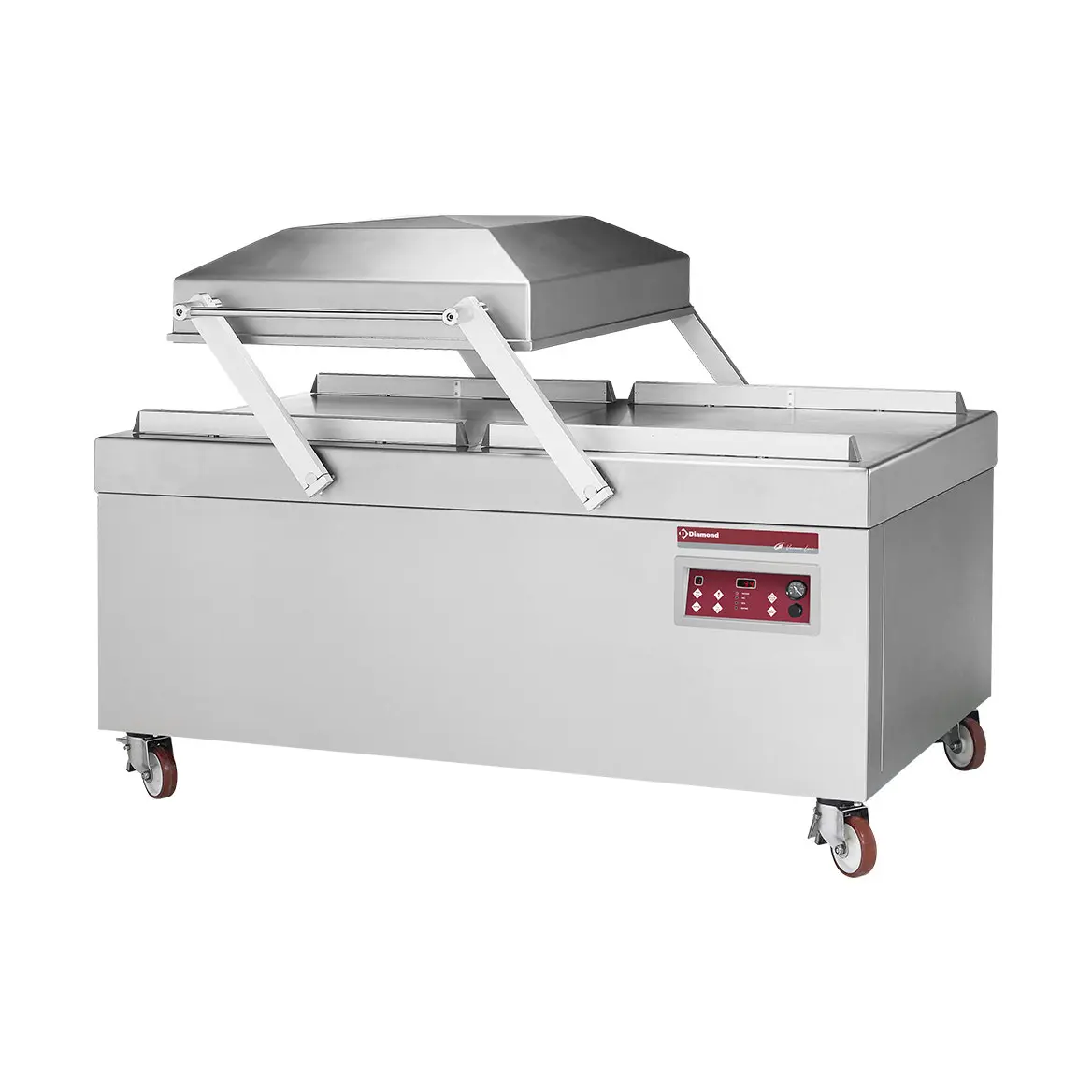 Machine sous-vide, double chambre 840x830xh250 mm. - 250 m3/h