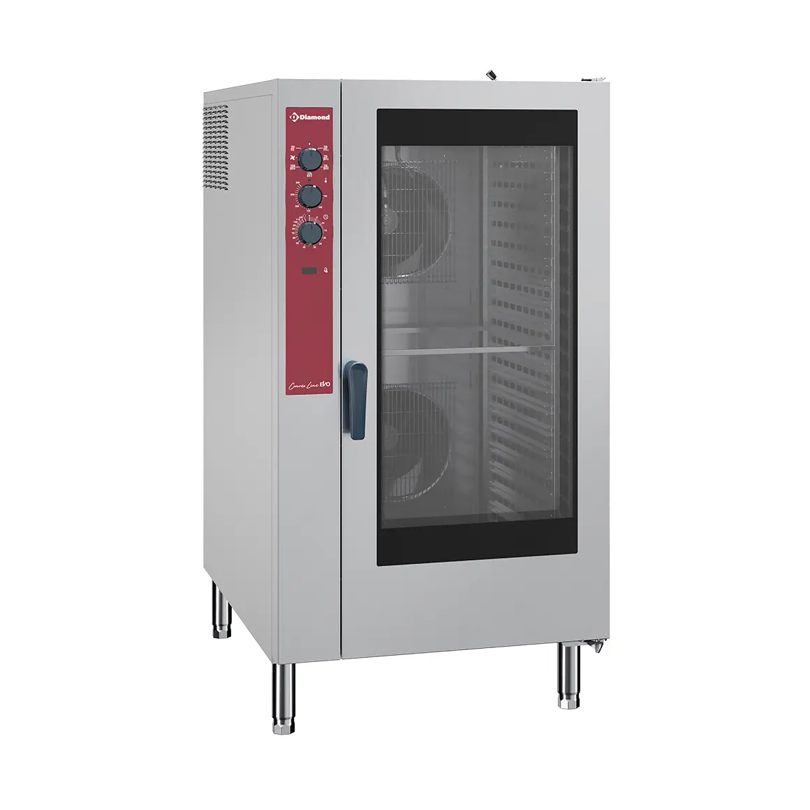 Four électrique à convection, 20x GN 2/1 -  40x GN 1/1, humidificateur automatique