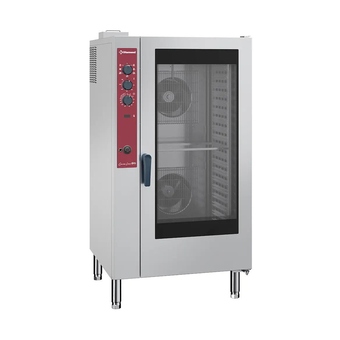 Four gaz à convection, 20x GN1/1, humidificateur automatique