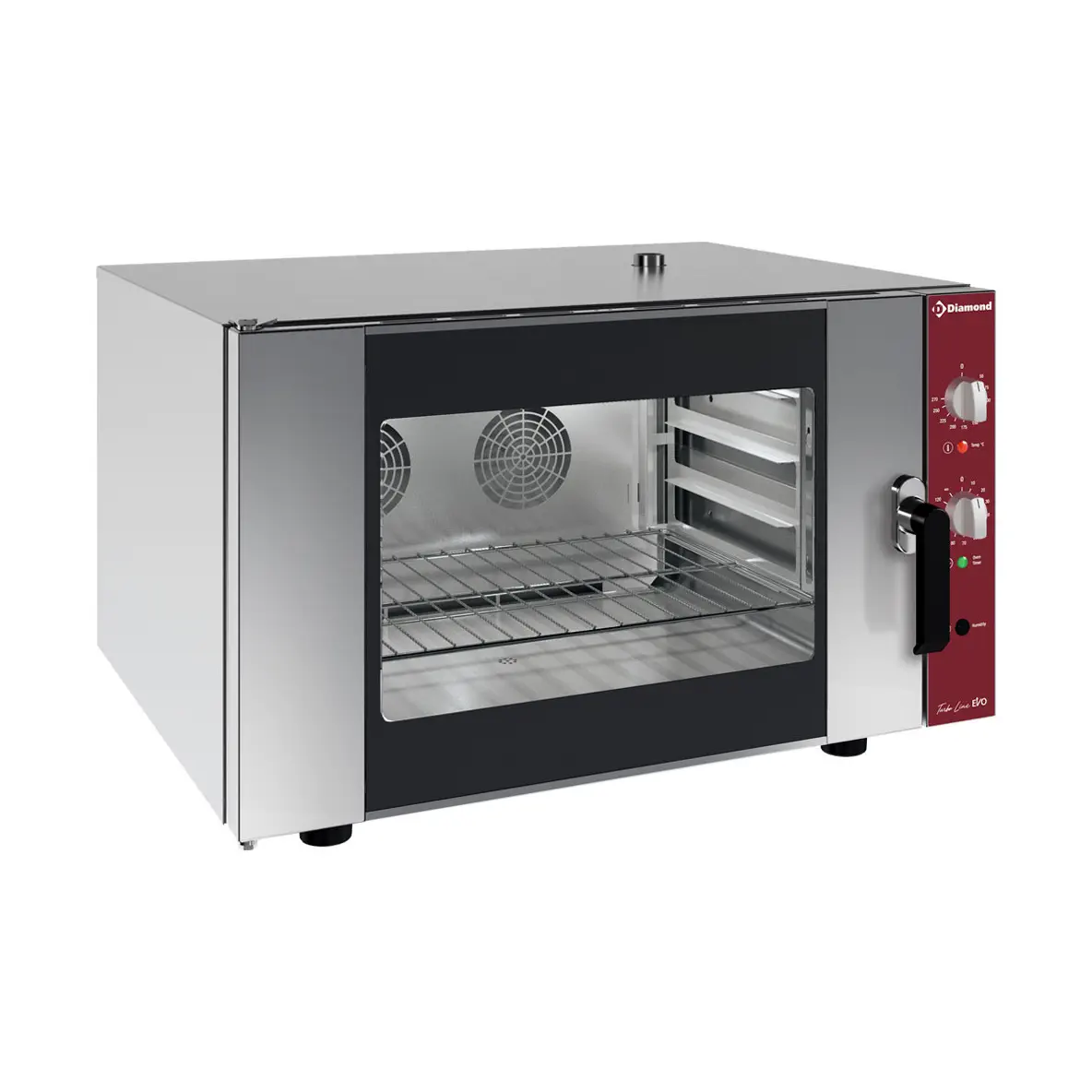 Four électrique à convection, 4x GN 1/1 + humidificateur manuel