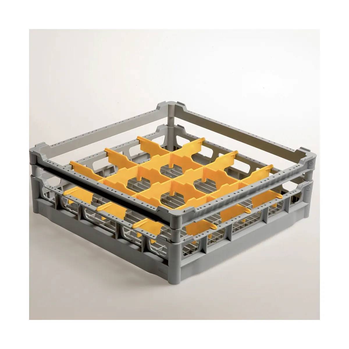 Panier 16 verres Ø 113 mm, h130, Polyprop.