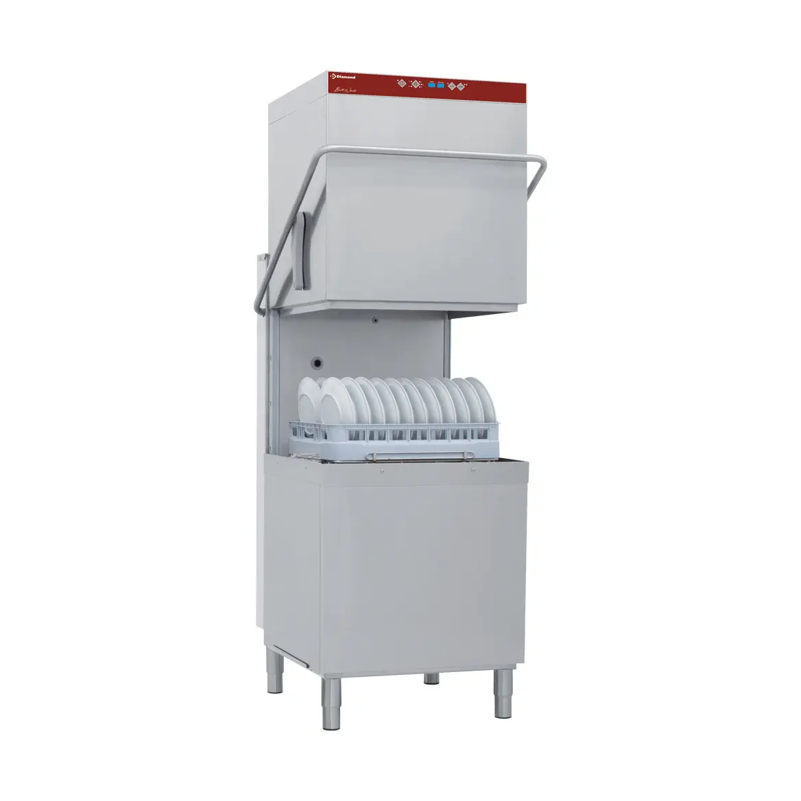 Lave-vaisselle & batteries a capot, panier 600x500 mm "Full Hygiene"