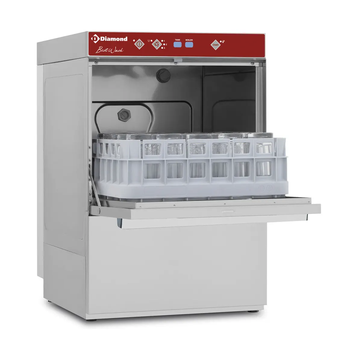 Lave-verres, panier 400x400 mm "Full Hygiene"