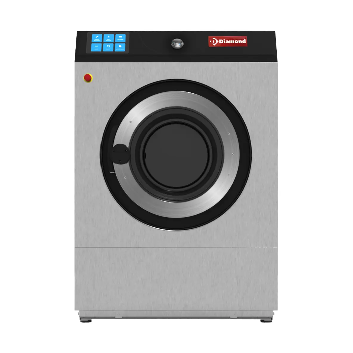 Lave-linge à super essorage, 18 kg "inox"