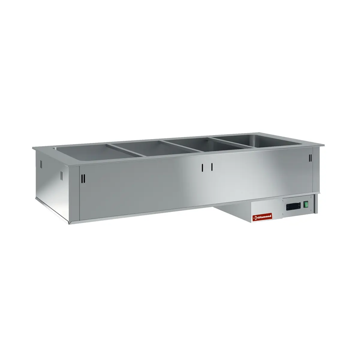 Elément cuve bain-marie "à sec" 5x GN 1/1
