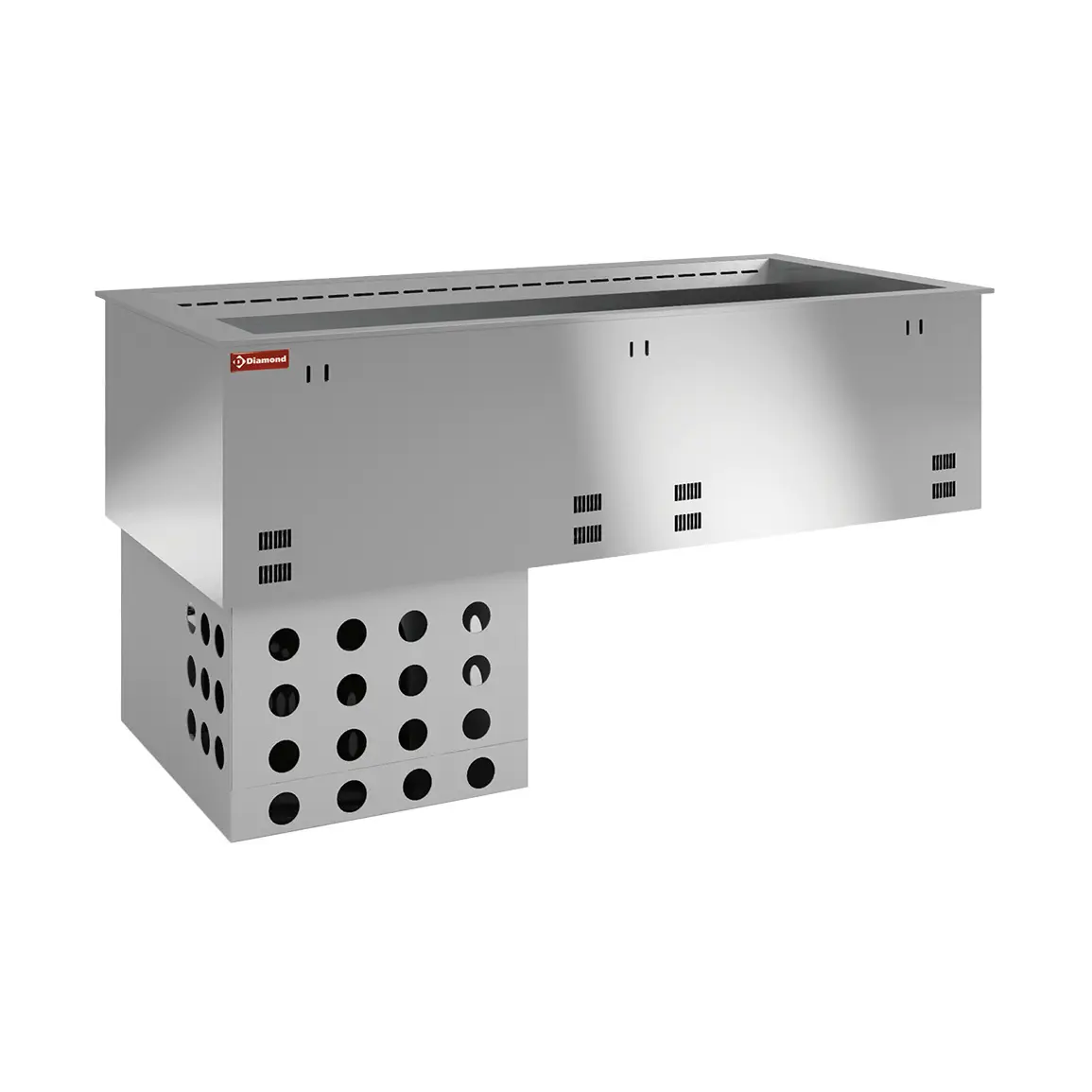 Elément cuve réfrigérée, ventilée, 3x GN 1/1