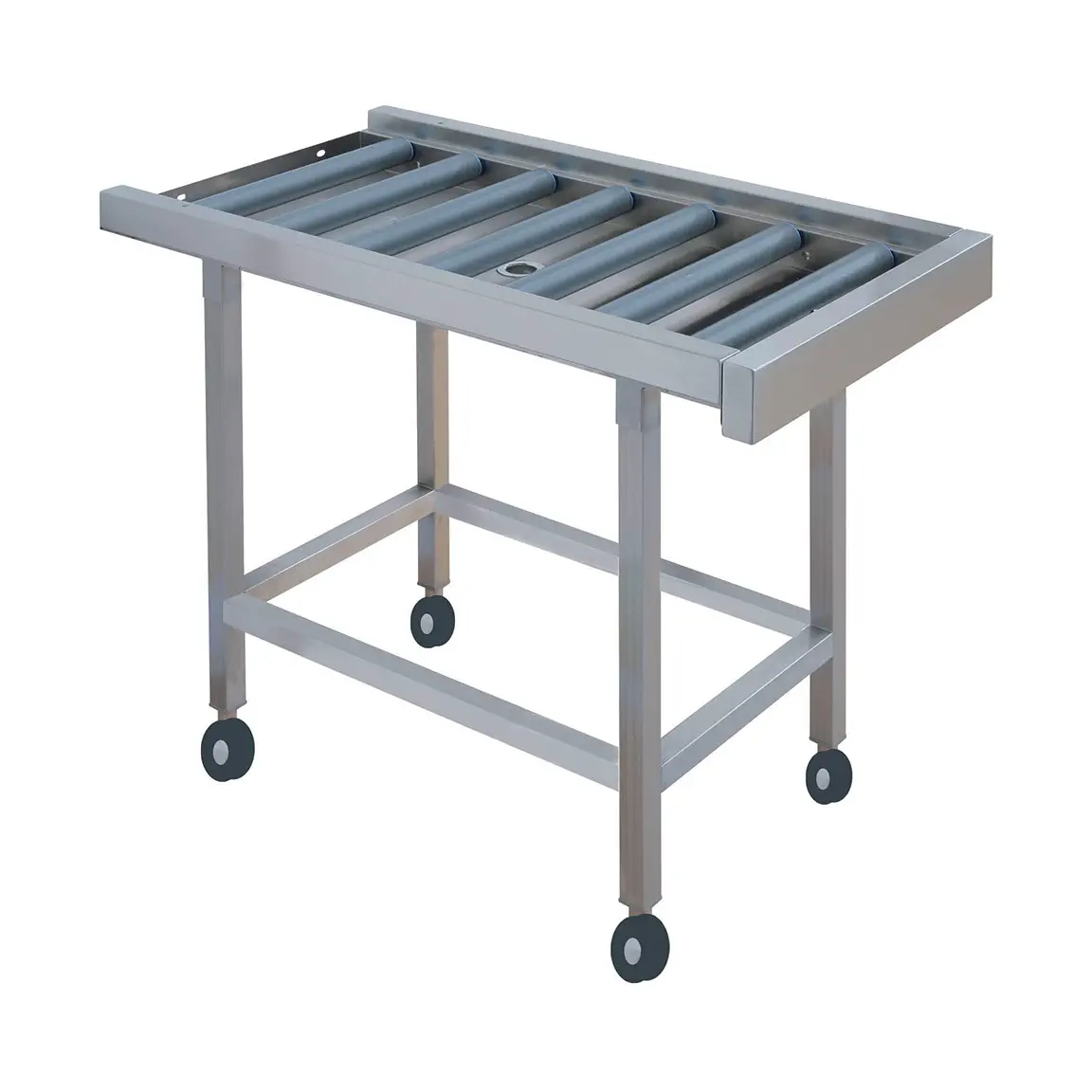 Convoyeur à rouleaux sur roues (rouleaux en PVC)