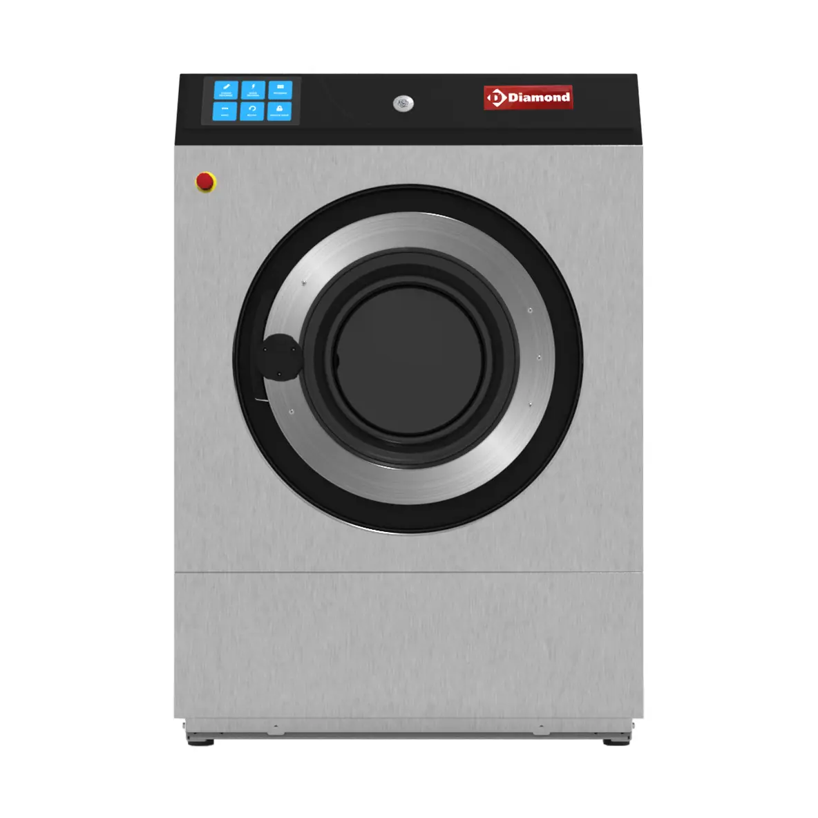Lave-linge à sceller "inox" 23 kg, avec TOUCH SCREEN