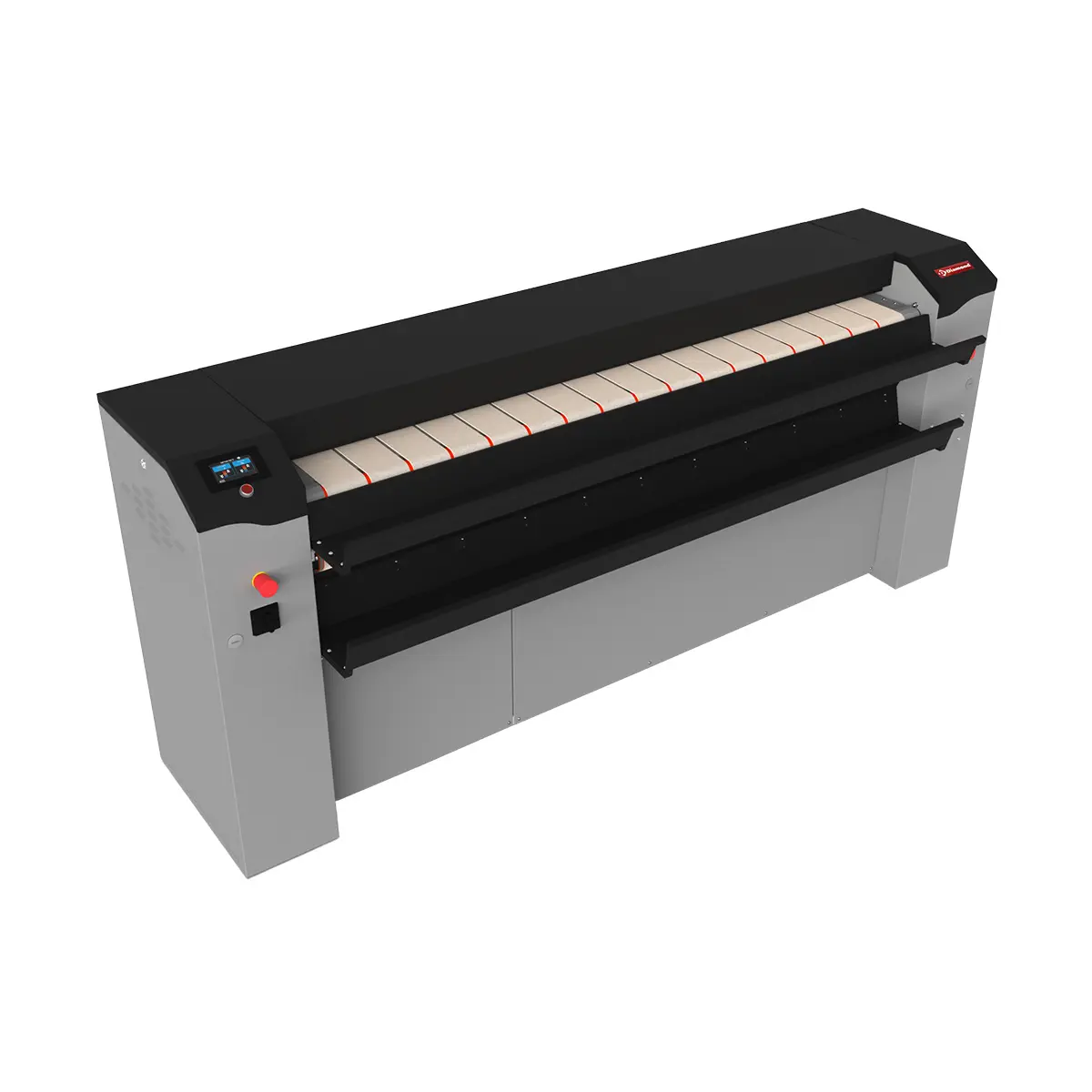 Sècheuse-repasseuse + aspiration, rouleau (Cov. Nomex) 2068 mm D.330 mm TOUCH SCREEN