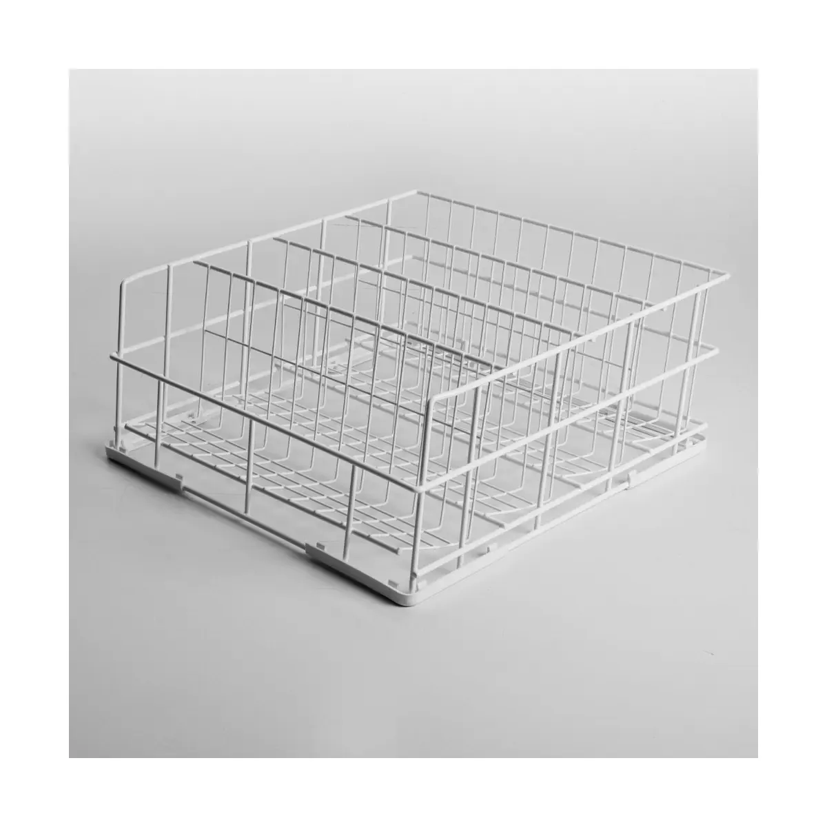 Panier verres  Ø110 mm, 400x400 mm Rilsan