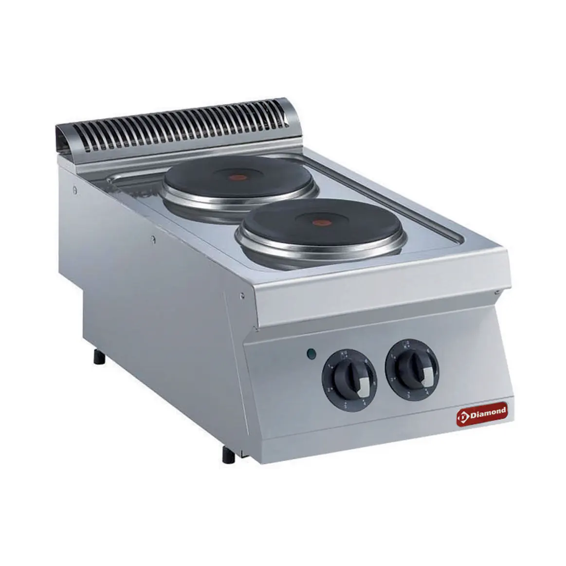 Cuisinière électrique, 2 plaques rondes -TOP-