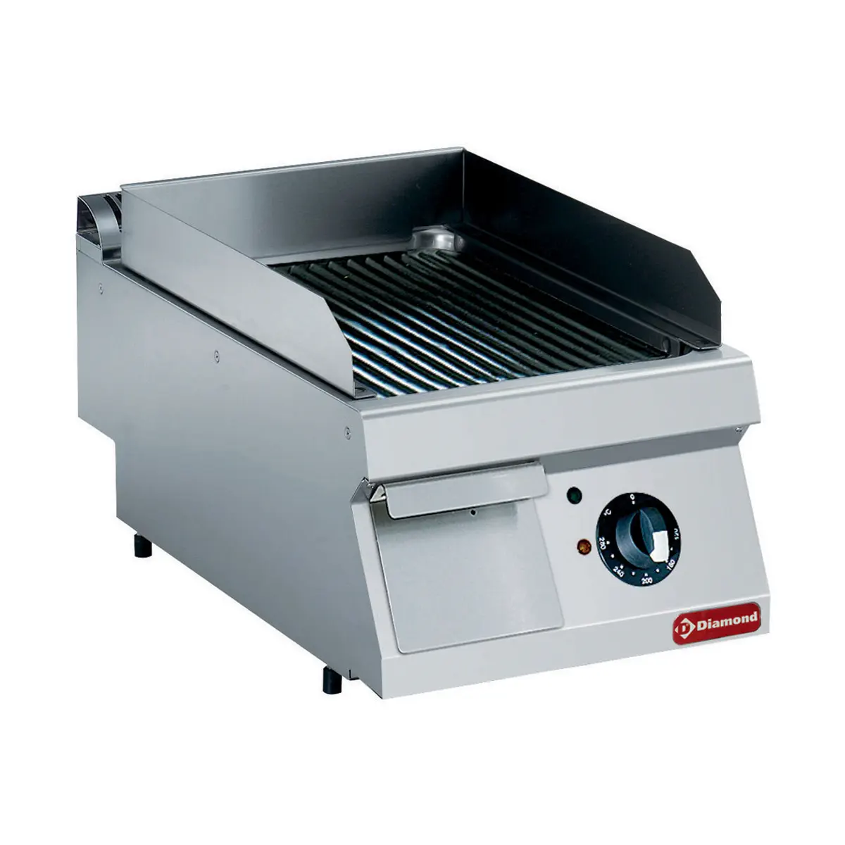 Plaque de cuisson électrique, rainurée -TOP-