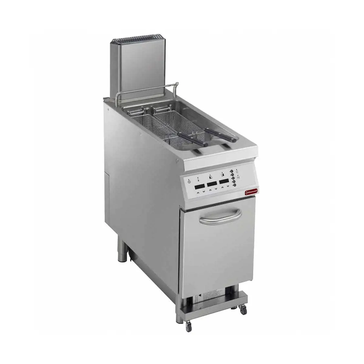 Friteuse électrique 1 cuve en "Y" 23 litres, sur meuble, "DIGIT"