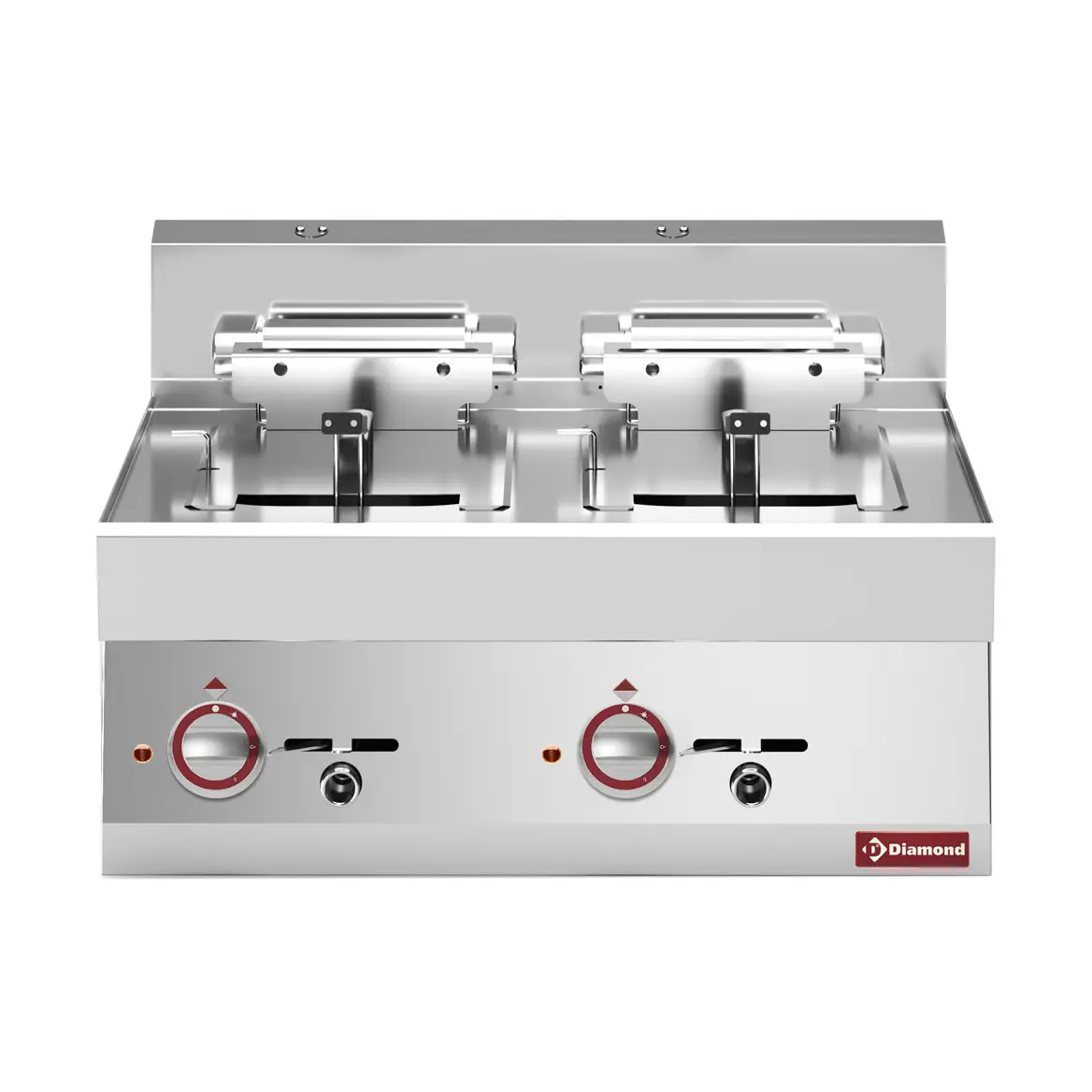 Friteuse électrique 2 cuves 10 litres -Top-