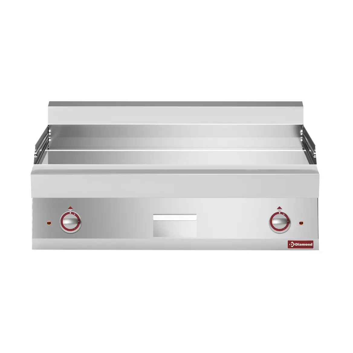 Plaque de cuisson électrique EXTRA-LARGE, surface lisse, chromé