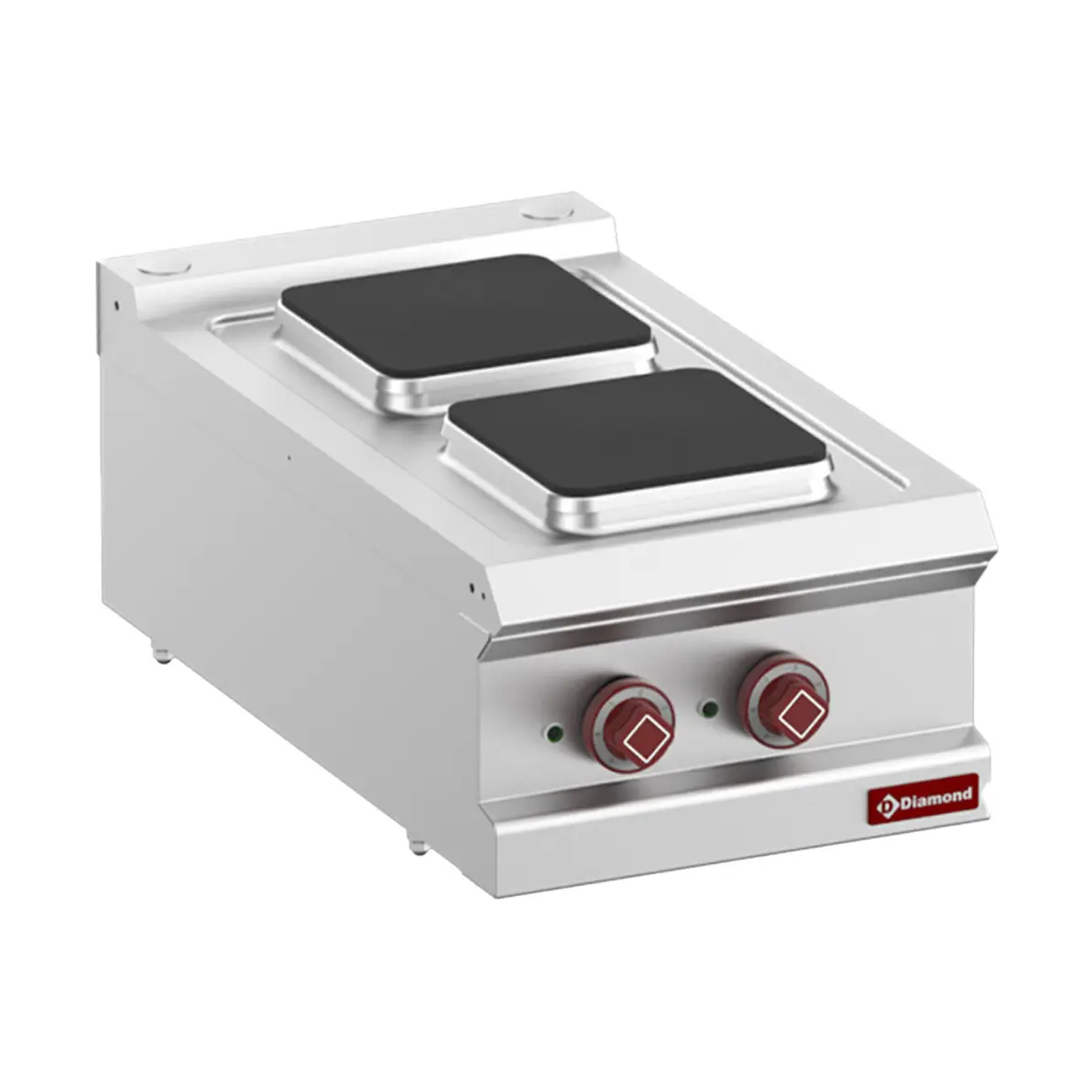 Cuisinière électrique 2 plaques carrées -Top-