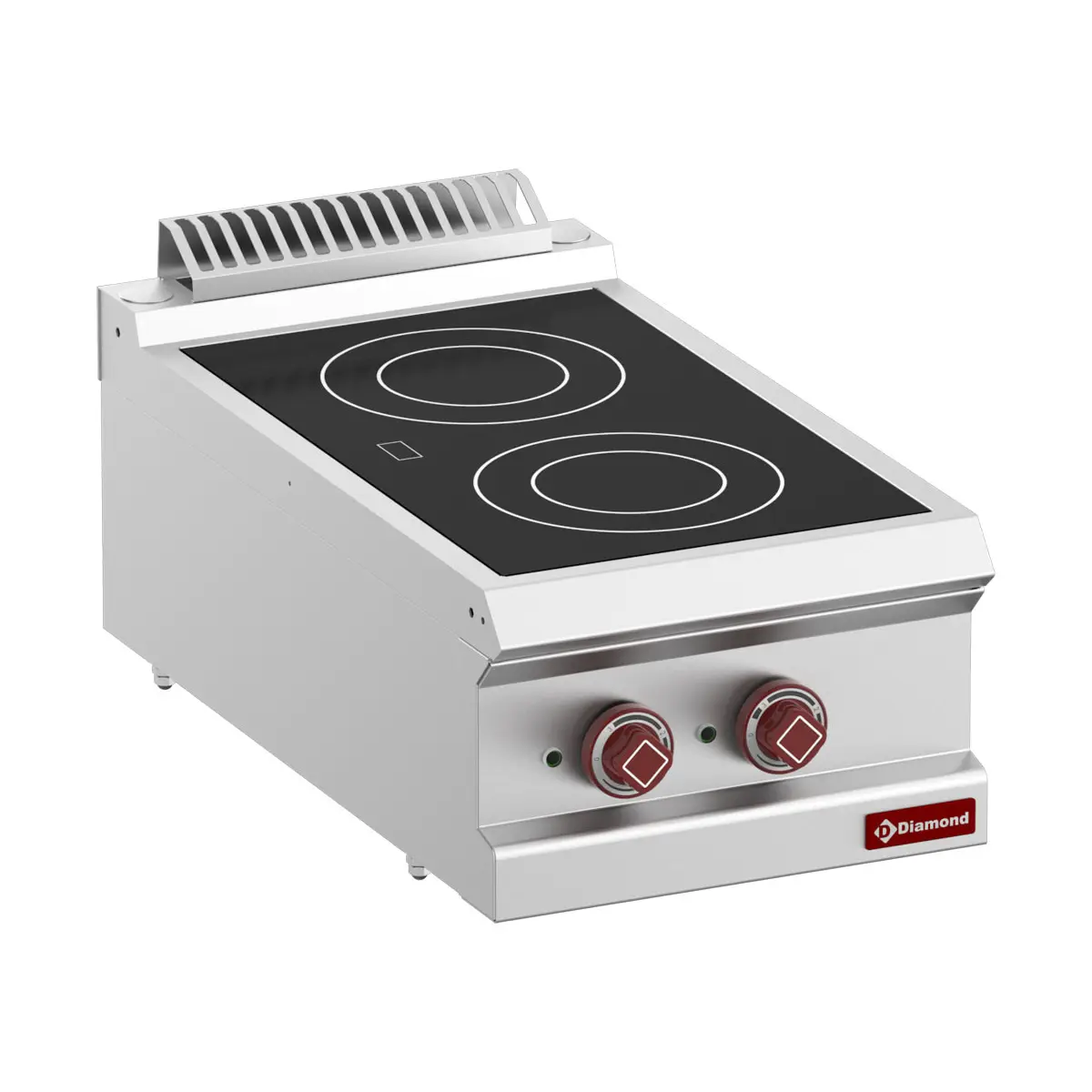 Cuisinière électrique vitrocéramique 2 zones -Top-
