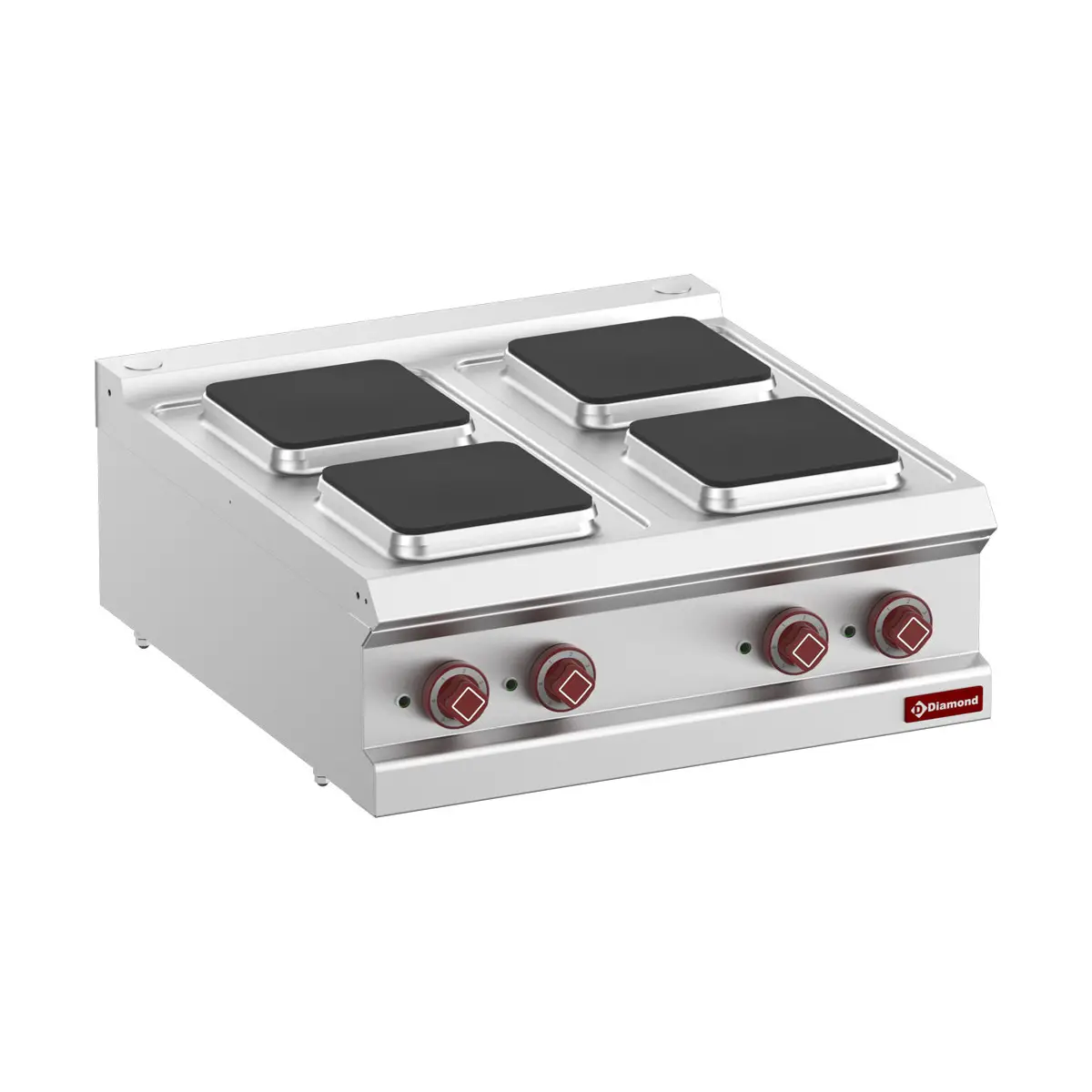 Cuisinière électrique 4 plaques carrées -Top-