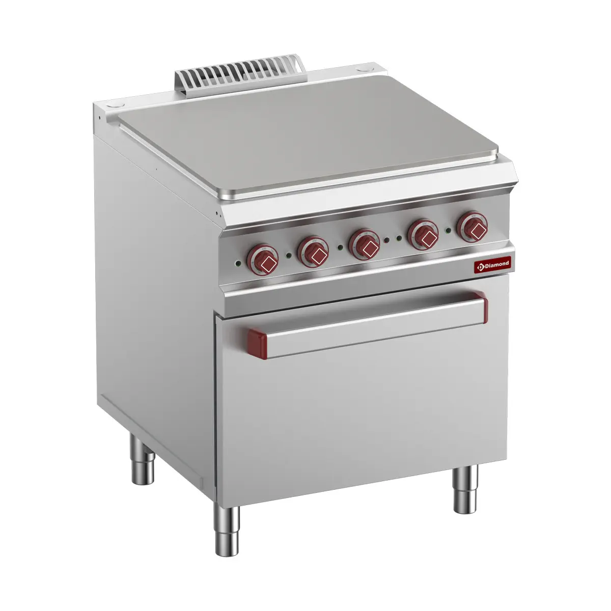 Fourneau taque électrique , module 1/1, sur four GN 2/1