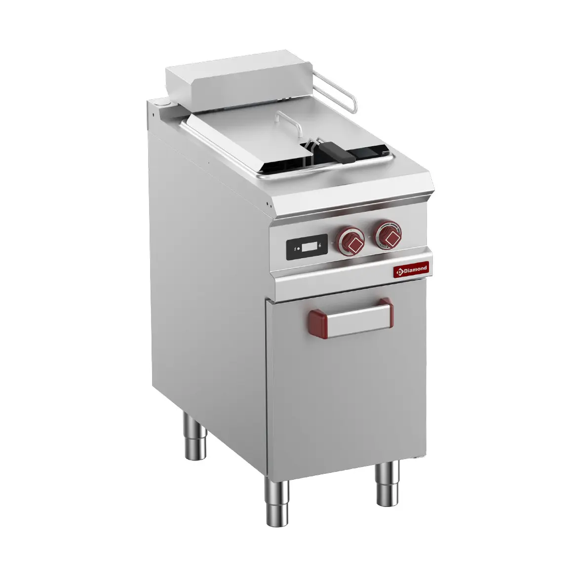 Friteuse électrique HP 1 cuve "Y" de 21 litres sur meuble fermé - DIGIT