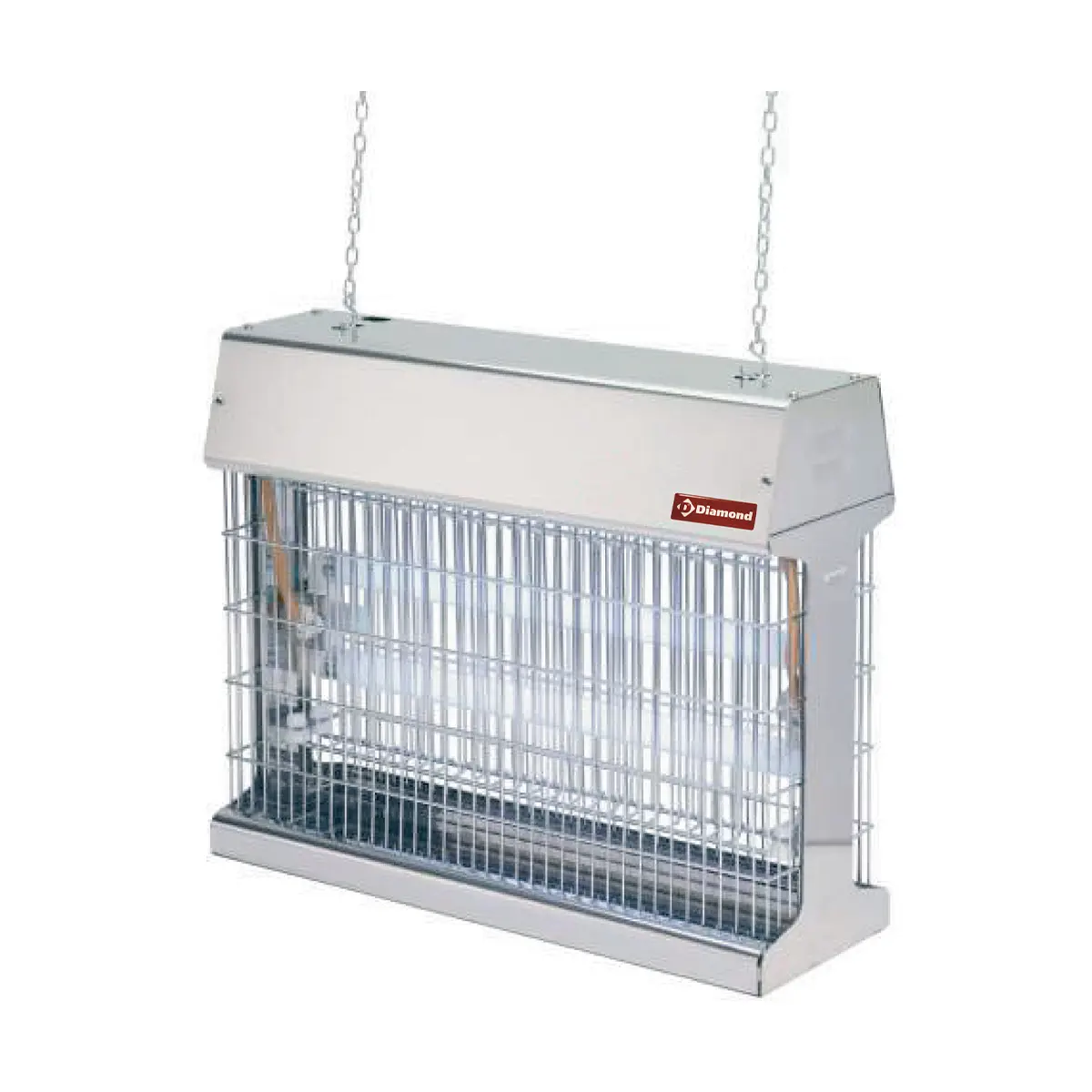 Exterminateur d'insectes "plafonnier" en inox