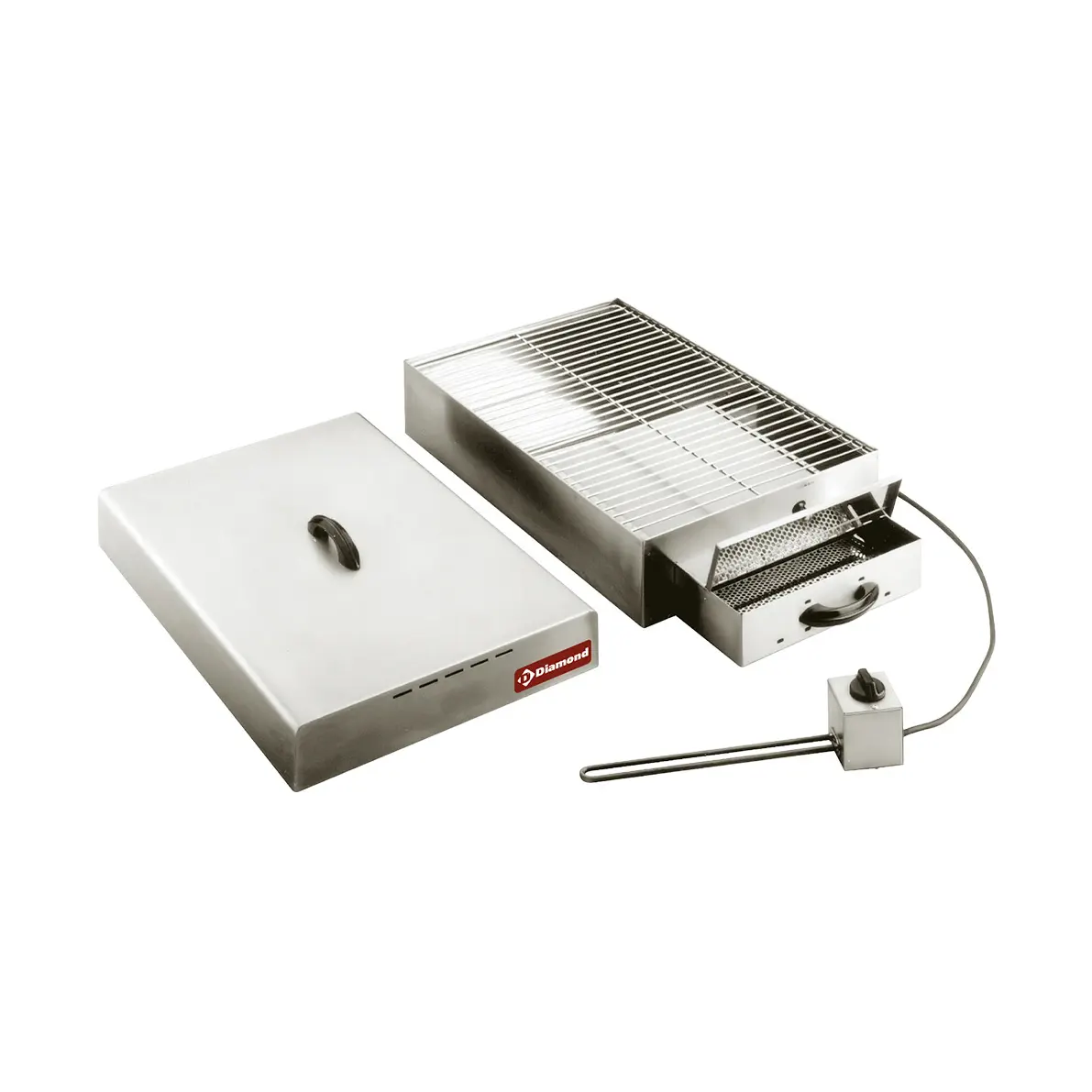 Fumoir électrique pour aliments, 1 étage (400x600 mm)