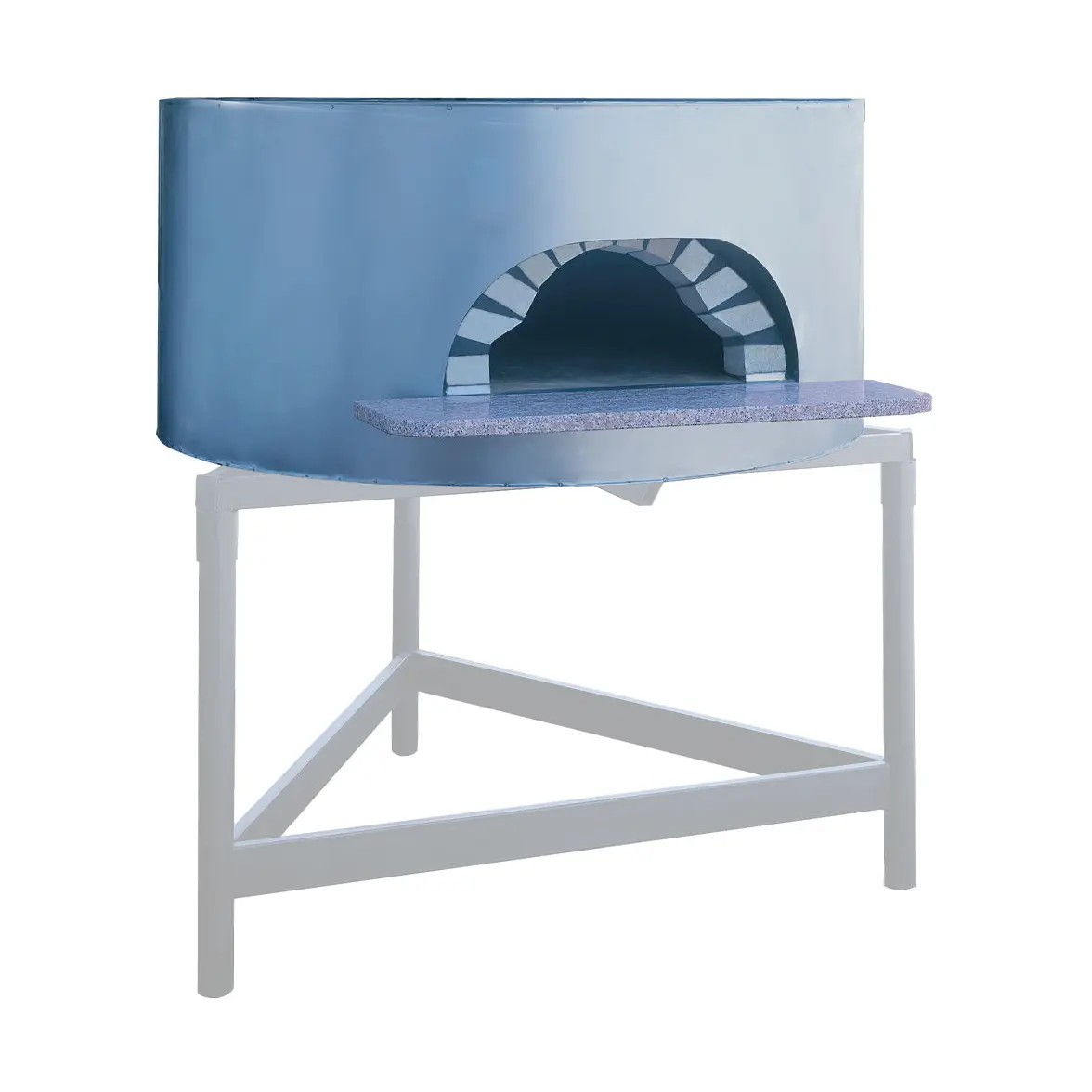 Four à pizzas traditionnel à bois Ø 1100 mm - Démonté