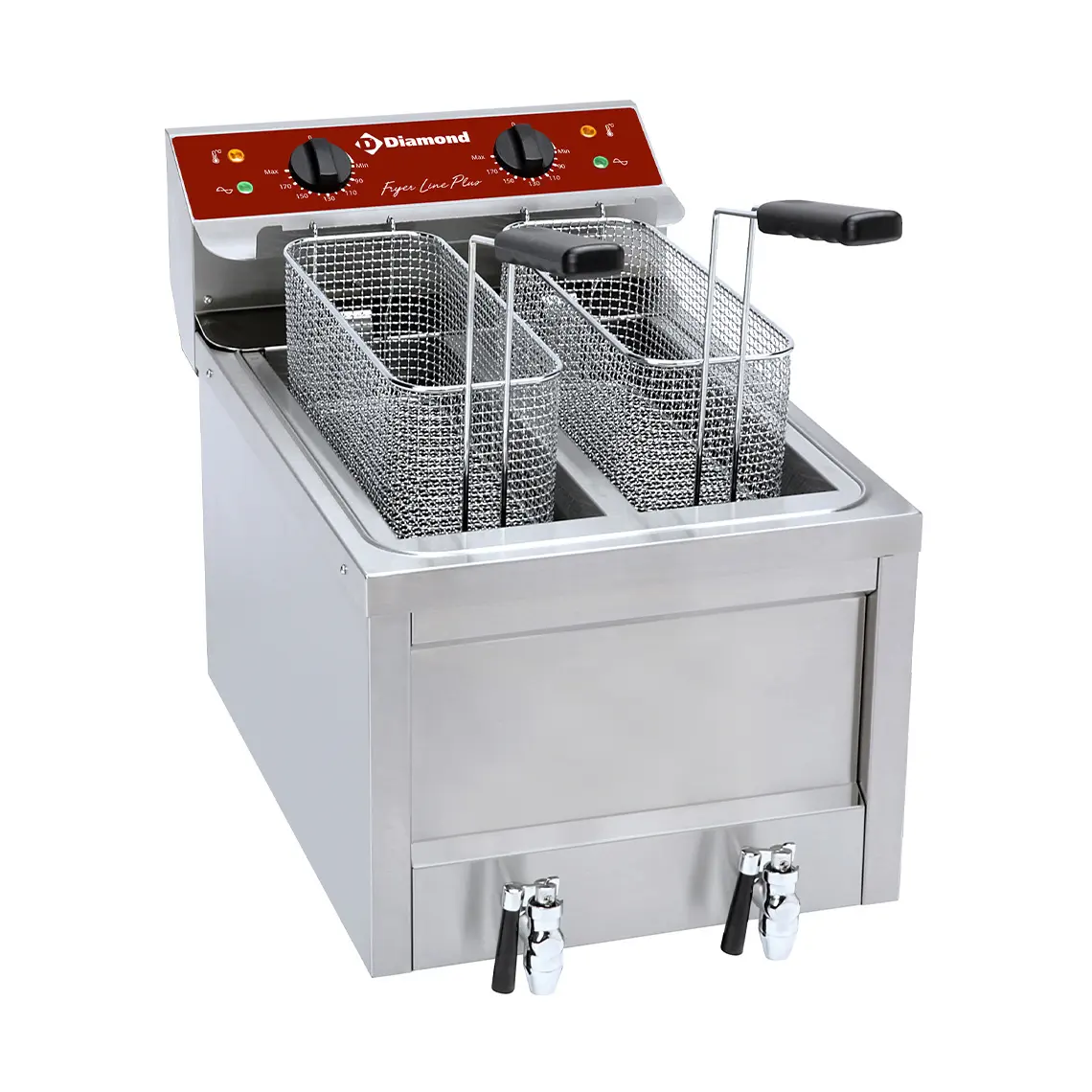 Friteuse électrique 2 x 8 Lit. - TOP