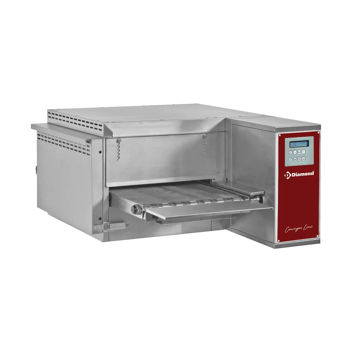 Four électrique à translation, ventilé, bande largeur 400  mm