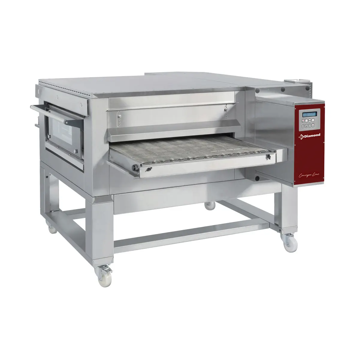 Four électrique à translation, ventilé, bande largeur 800  mm