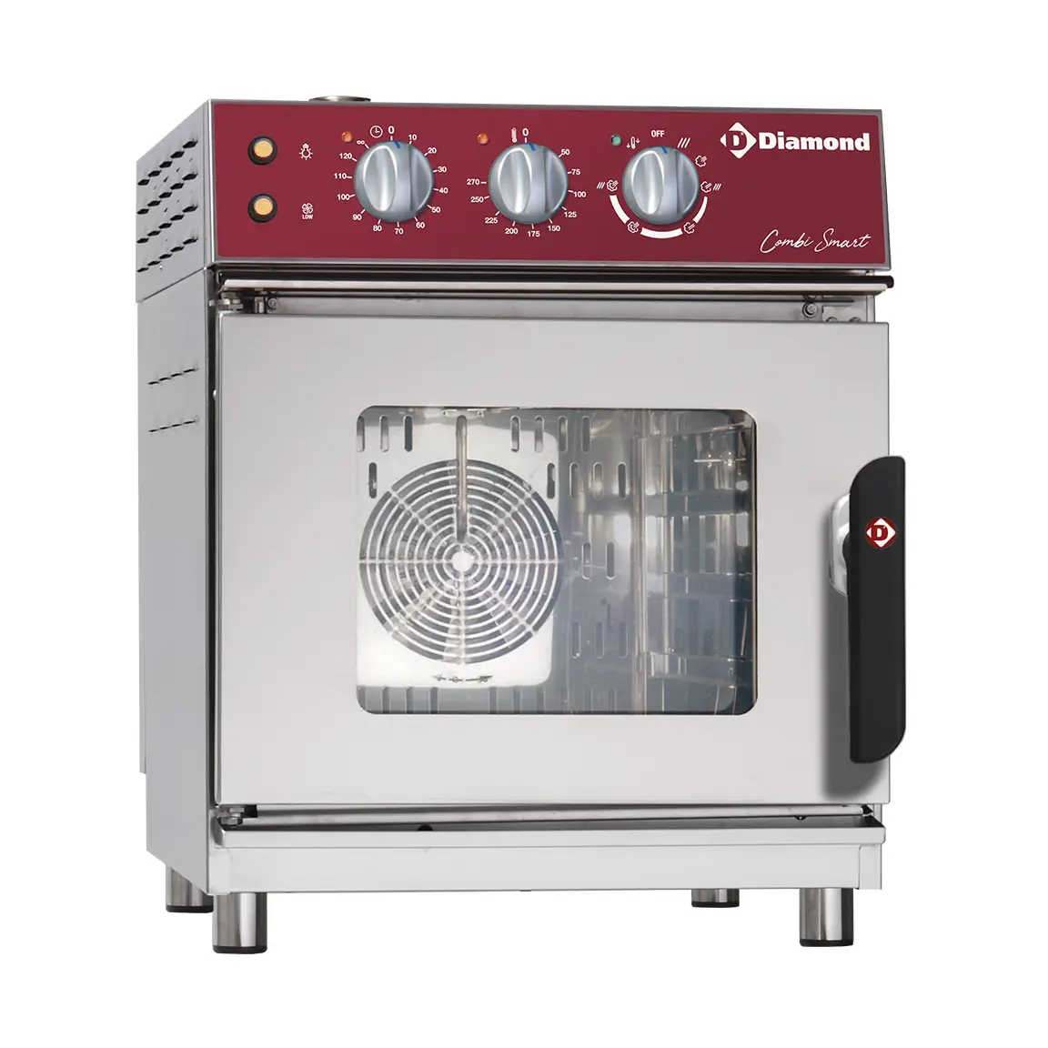 Four vapeur/convection électrique, 4x GN2/3 mécanique