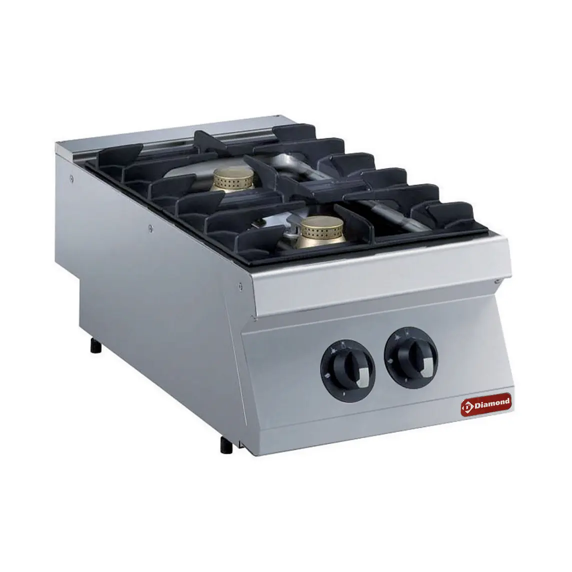 Cuisinière gaz 2 feux, 2x 5,5 kW -TOP-