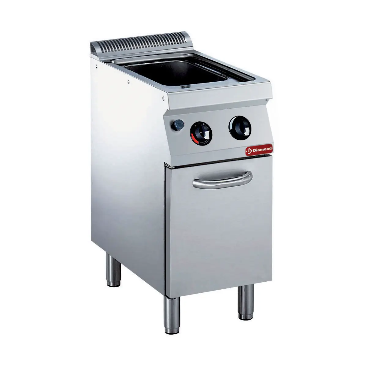 Cuiseur à pâtes gaz 24,5 litres sur armoire (sans paniers)